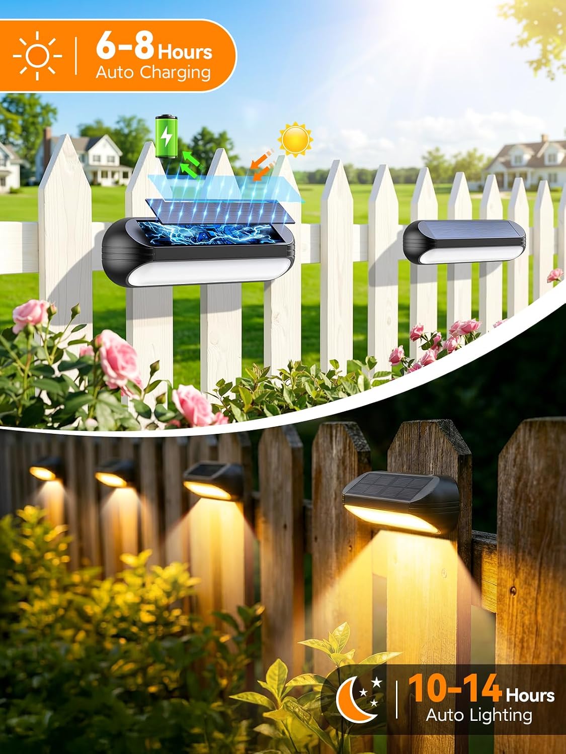 Detalle 2 de GEARLITE Solar Lights Outdoor Garden 4 Pack