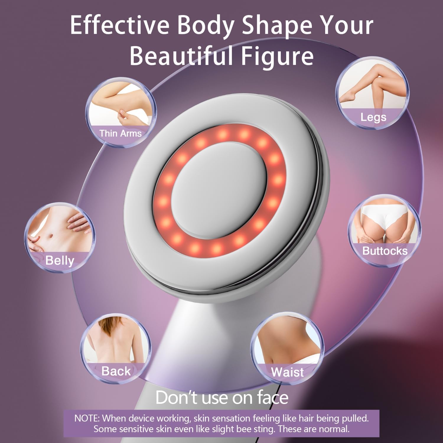 Thumbnail 2 de Cellulite Massager Tool: 4-in-1 Body Sculpting Machine (White)