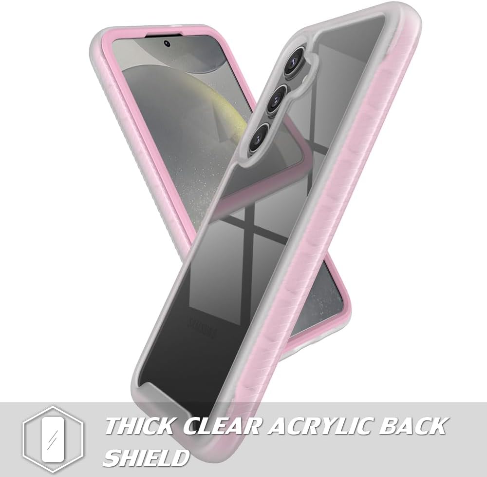 Thumbnail 1 de Puxicu Acrylic 2-in-1 Case for Samsung Galaxy S24, Light Pink