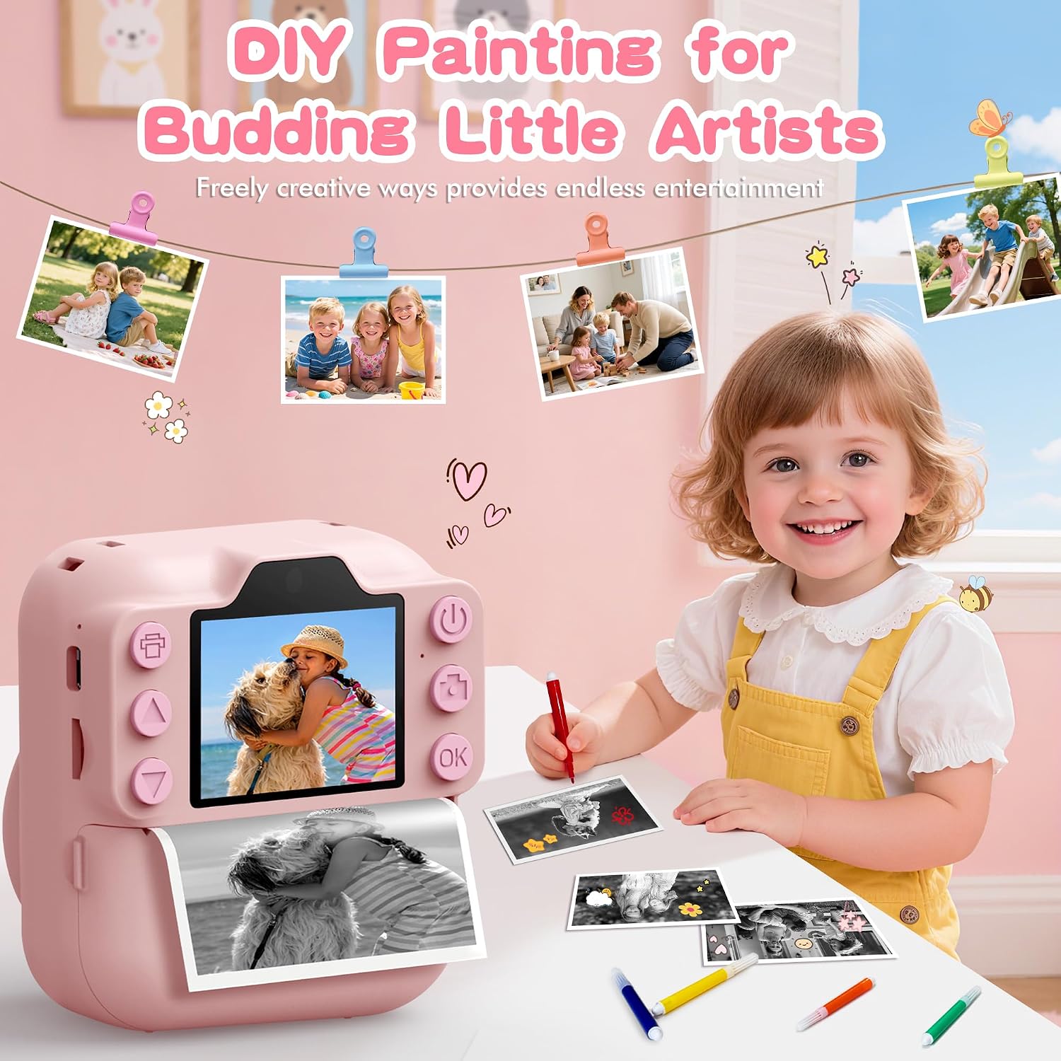 Detalle 2 de Coxlame Kids Camera Instant Print 64GB