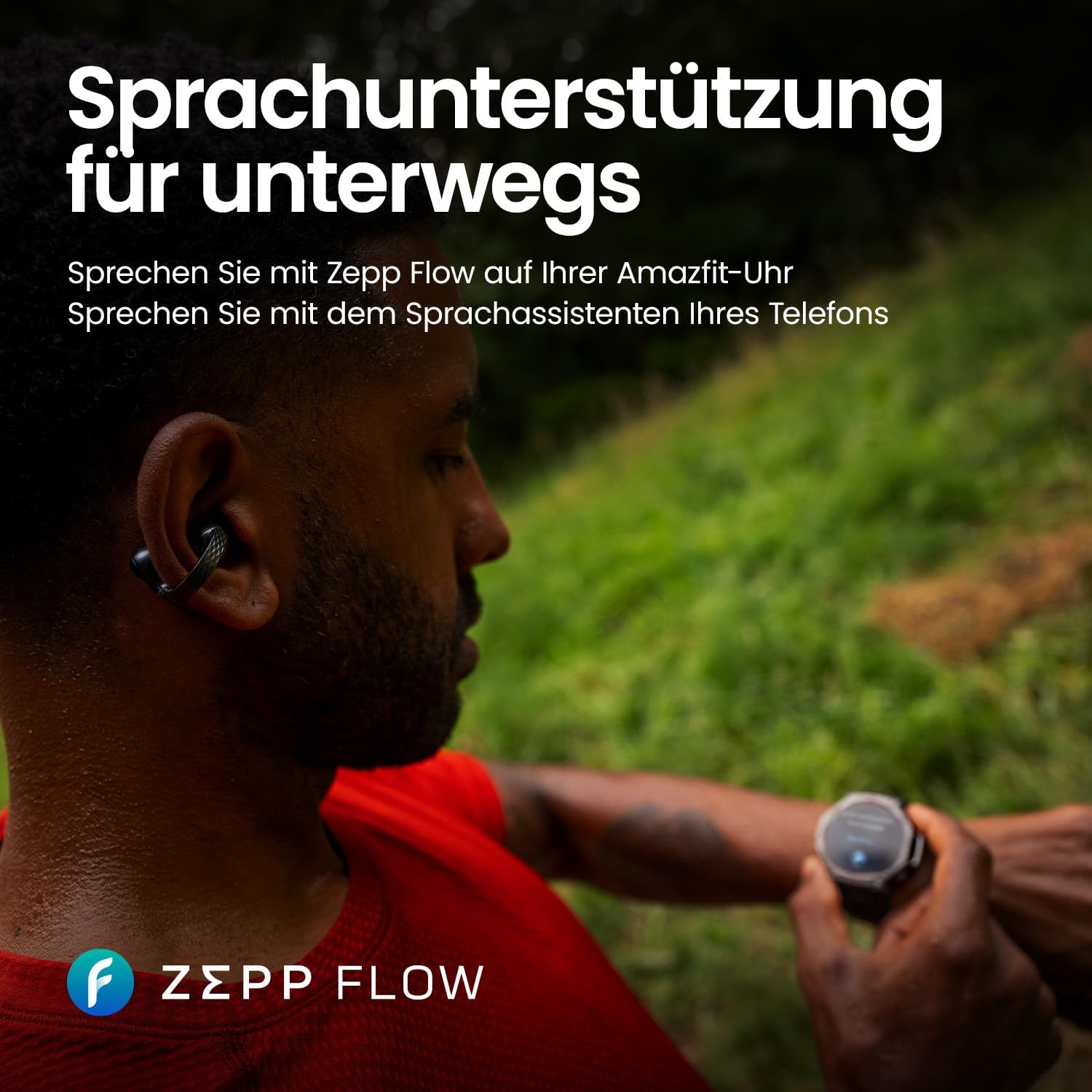 Thumbnail 5 de Amazfit Up Bluetooth-Kopfhörer (Open-Ear) mit Touch-Steuerung, IPX4, KI-Rauschunterdrückung