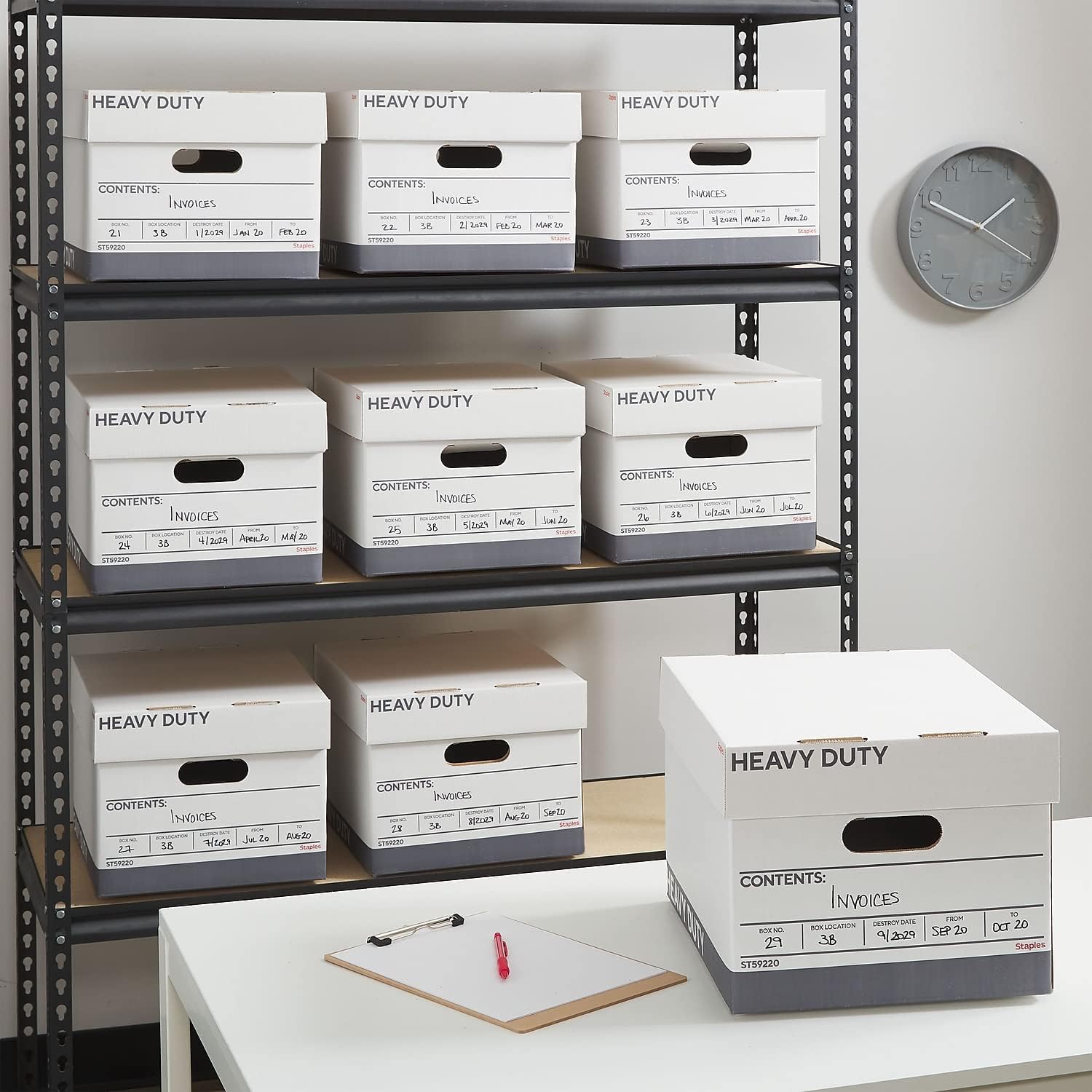 Thumbnail 6 de Staples Triple Wall Heavy Duty File Boxes, Letter/Legal, 12/Carton