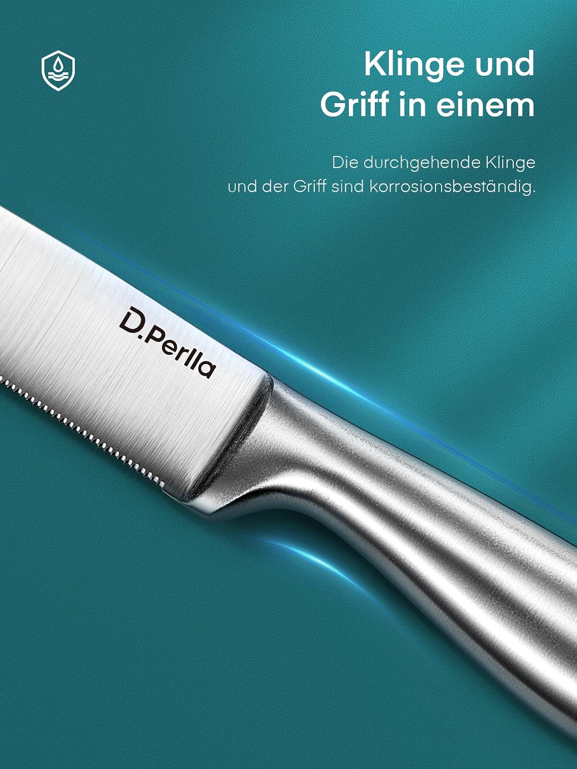 Thumbnail 4 de D.Perlla K3-8 Steak Knife Set of 8, Forged Stainless Steel