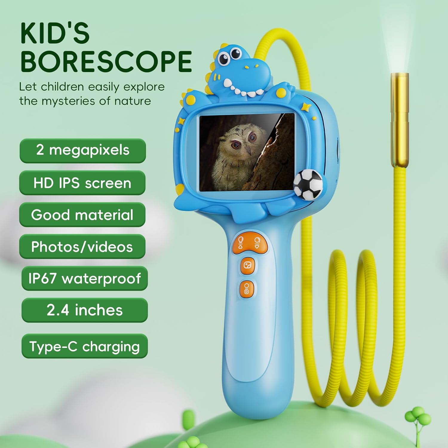 Detalle 2 de Kids Borescope Snake Scope Camera 4m for STEM exploration