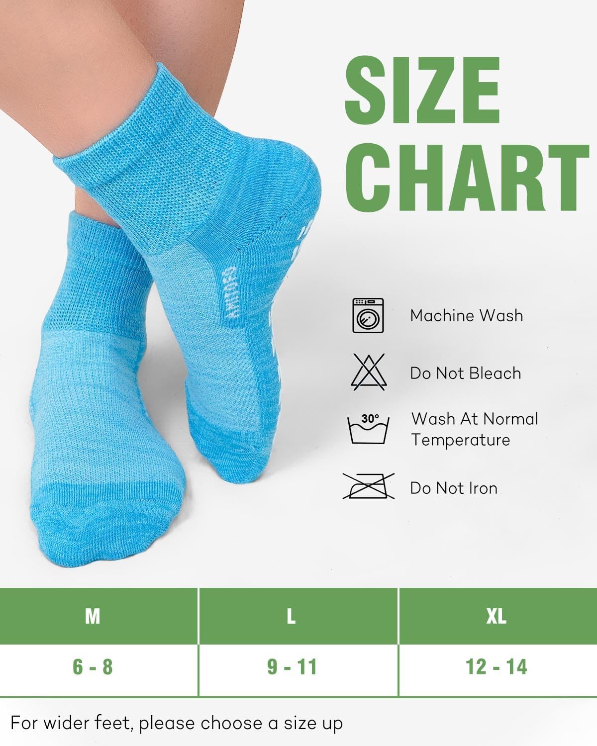 Thumbnail 5 de ZFSOCK Diabetic Socks Bamboo Ankle 1 Pair