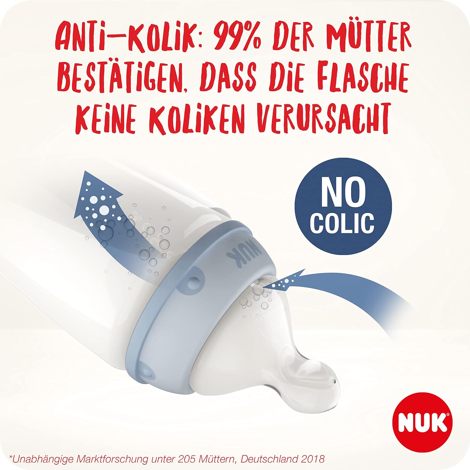 Detalle de NUK First Choice+ Babyflasche 150 ml