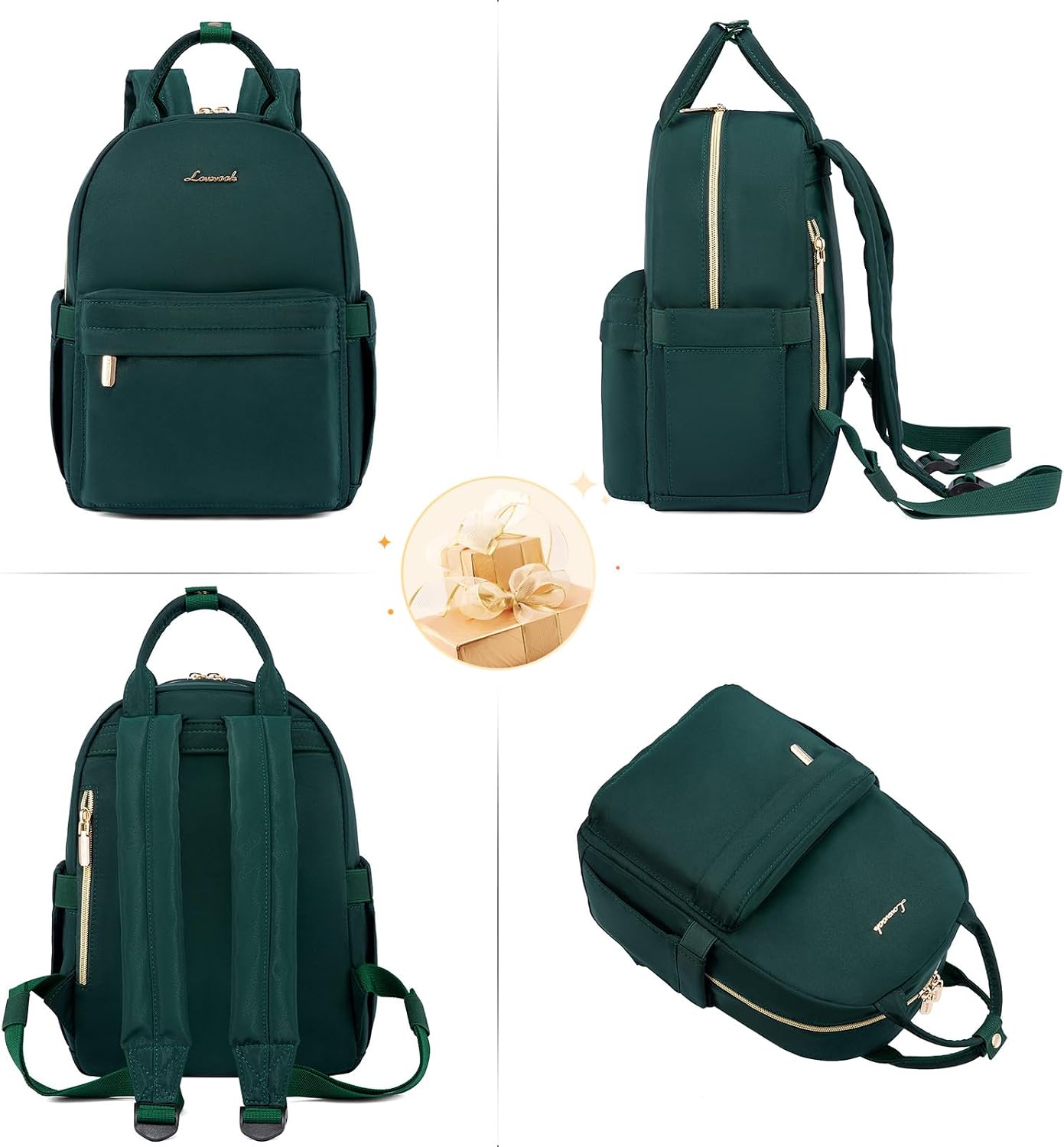 Detalle 2 de LOVEVOOK Small Women’s Fashion Backpack – Waterproof Mini Daypack for School, Travel & City Use
