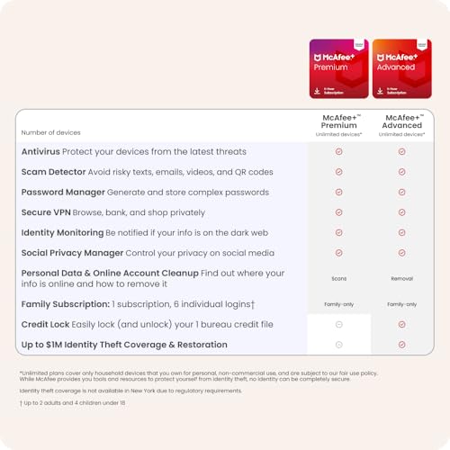 Thumbnail 6 de McAfee+ Advanced 2026 Antivirus Software for Unlimited Devices — Auto-Renew