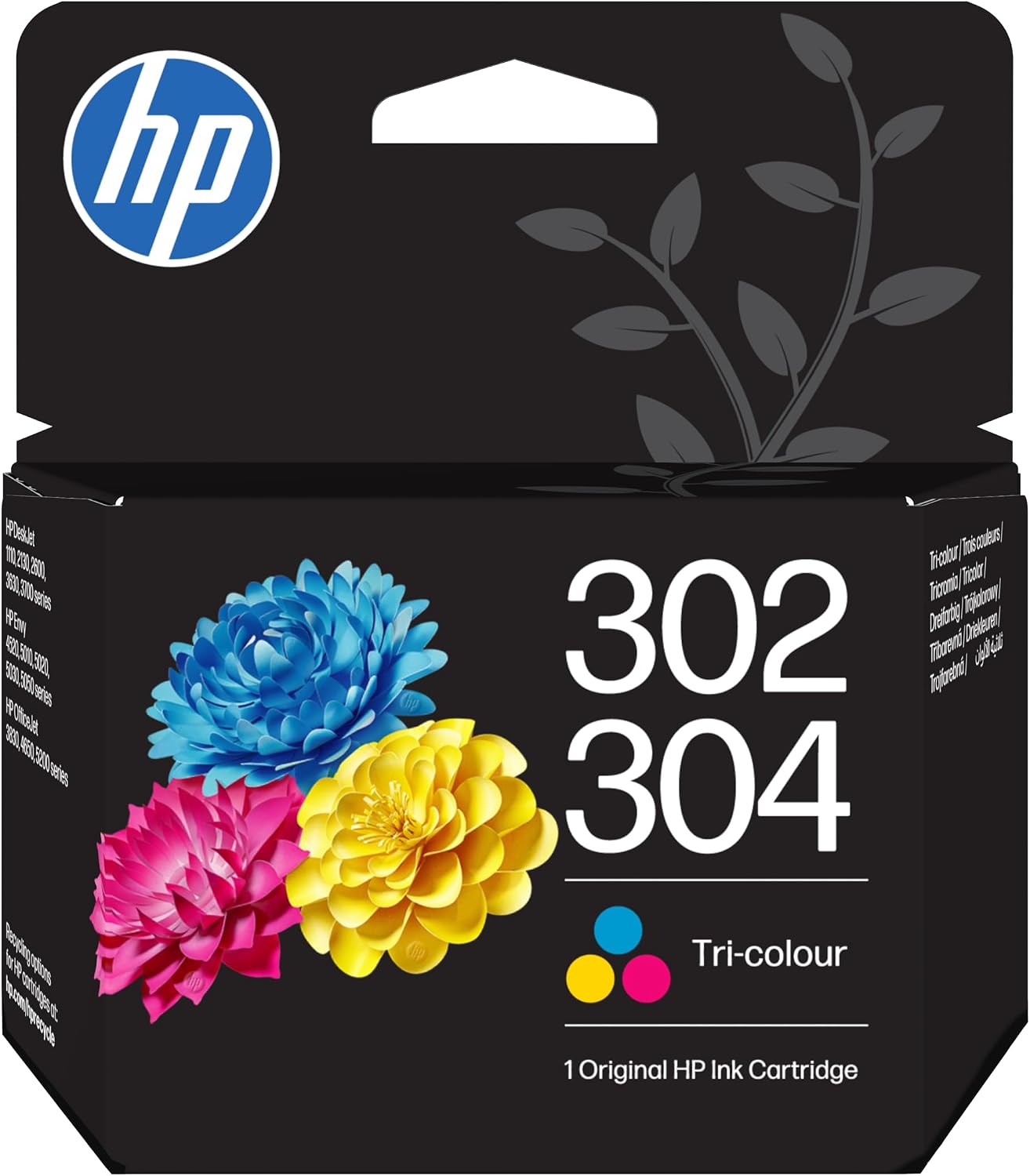 Detalle de HP 302/304 Tricromia B7RT6AE – Cartuccia originale da 100 pagine per stampanti HP DeskJet e OfficeJet