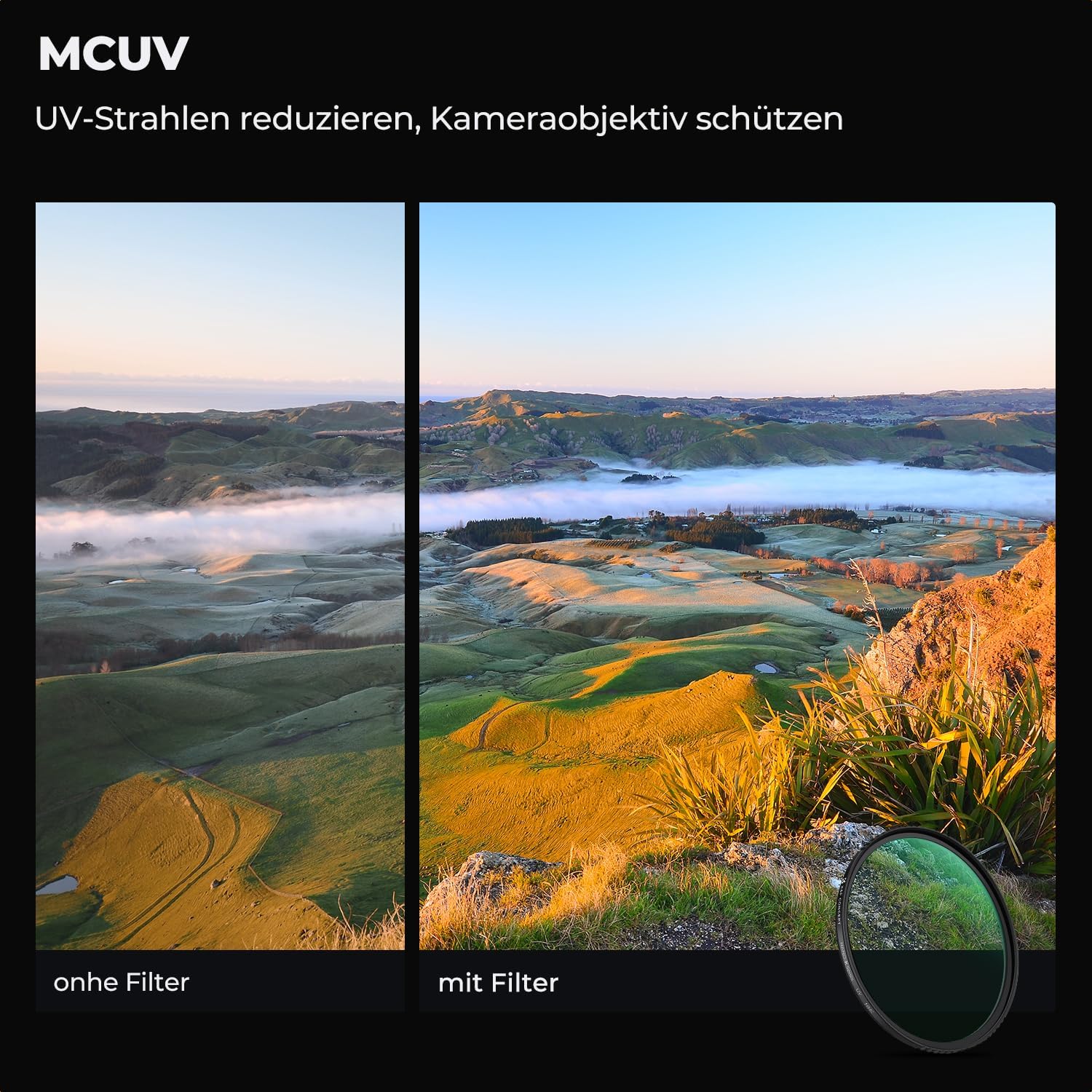Thumbnail 2 de K&F CONCEPT Filtersets 67mm ND2-400