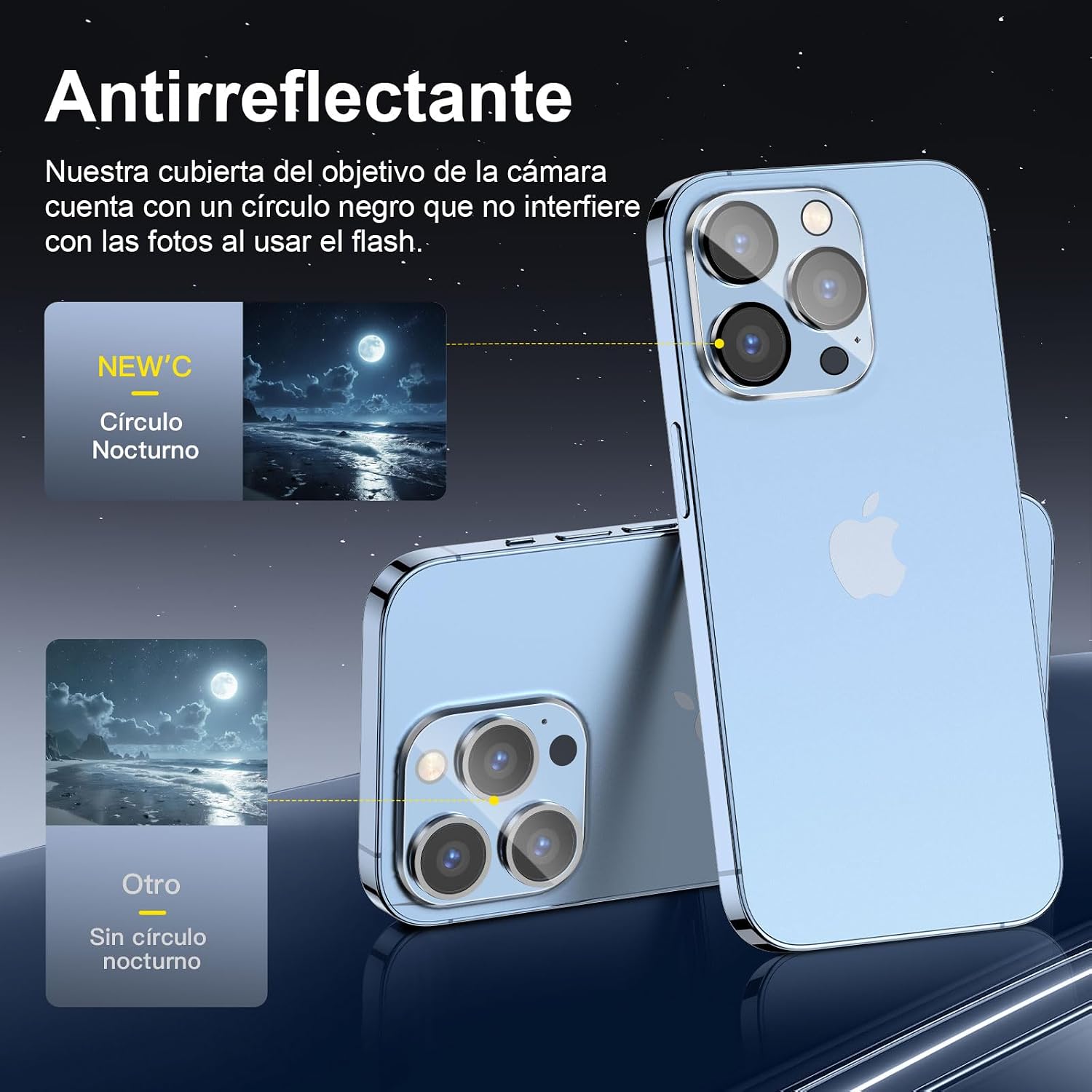 Thumbnail 4 de NEW'C Protector privacidad para iPhone 13 Pro 28°