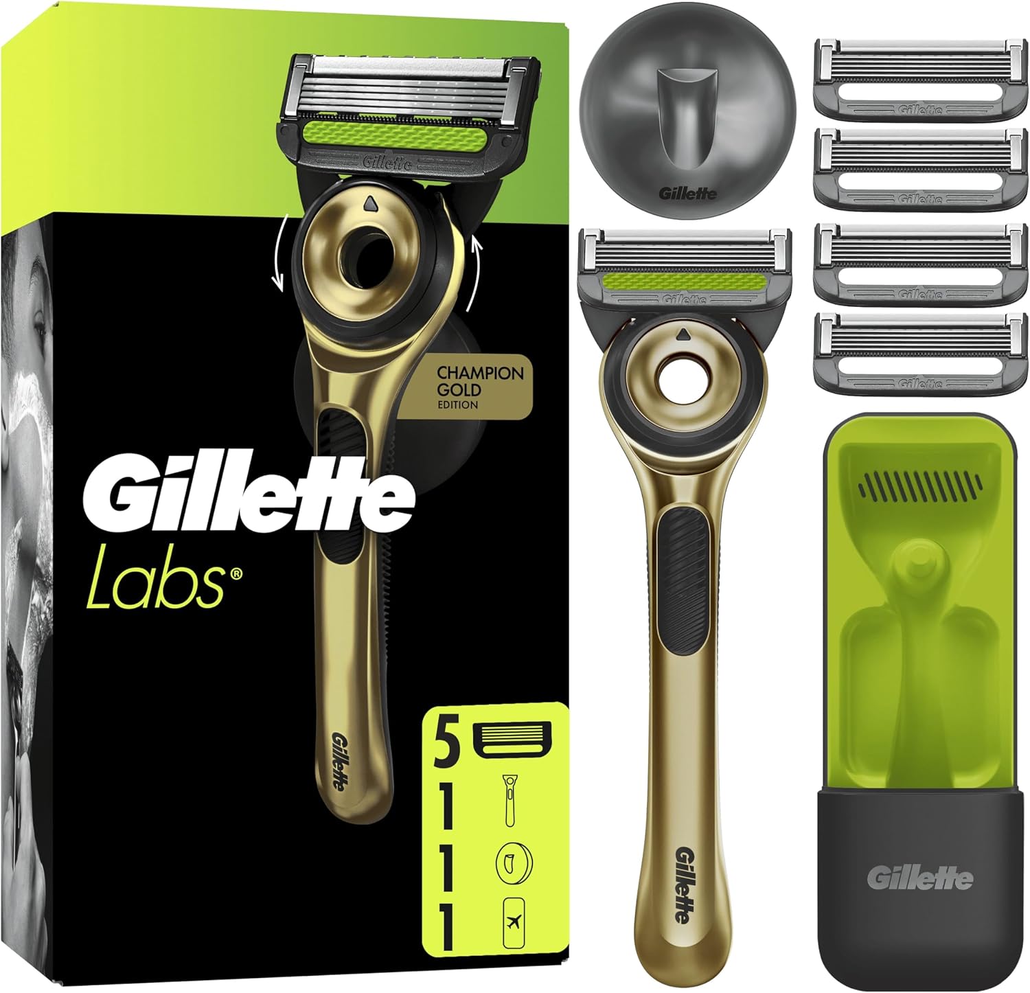 Thumbnail 6 de Gillette Labs Rasoir Homme Barre Exfoliante 5 Lames