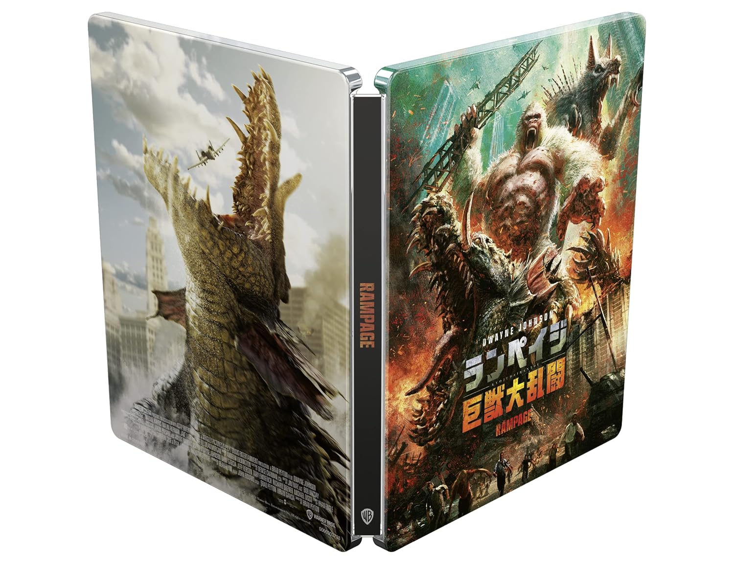 Detalle 2 de RAMPAGE FurIA Animale Japanese Steelbook 4K