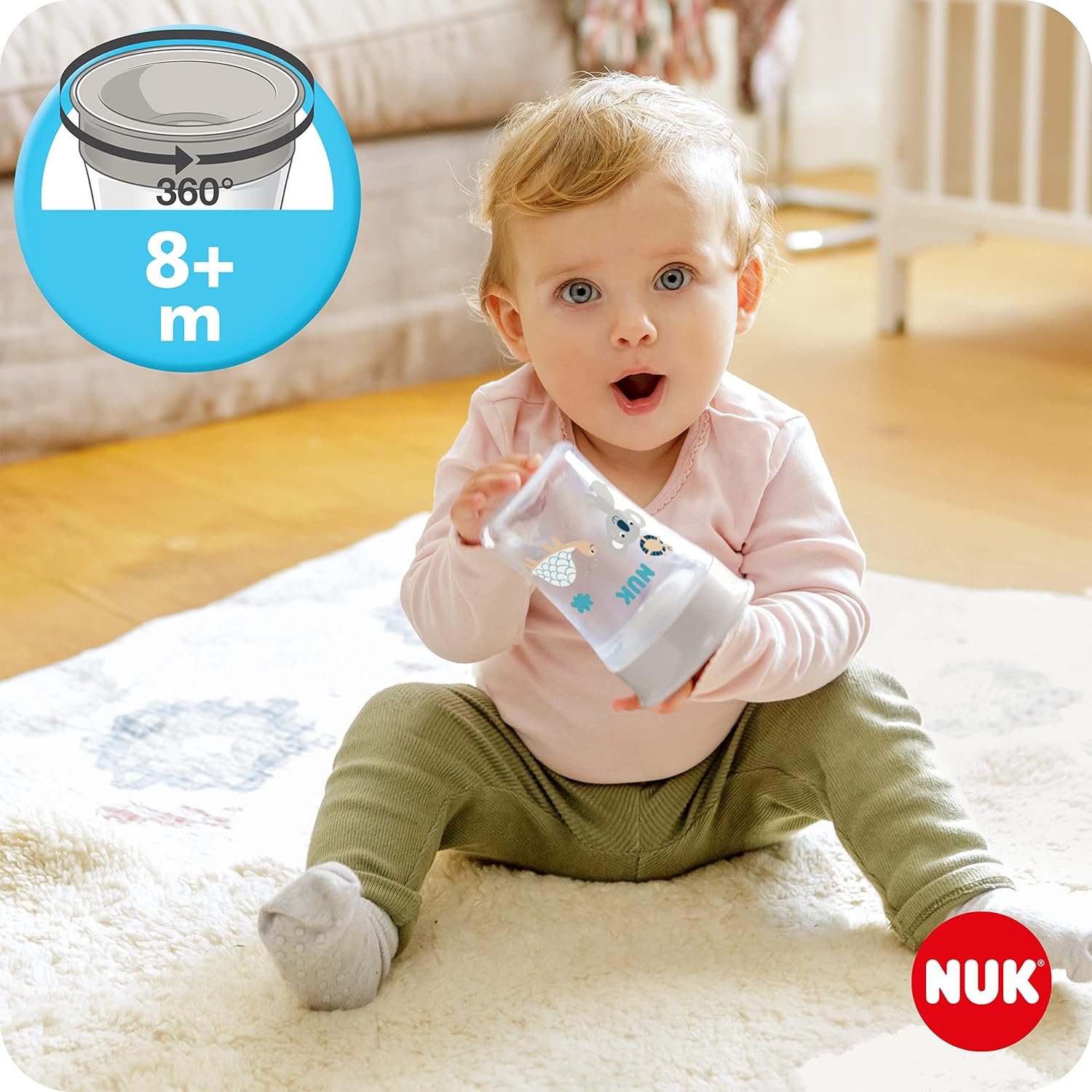 Detalle 2 de NUK Trainer Cup 230 ml tasses évolutives
