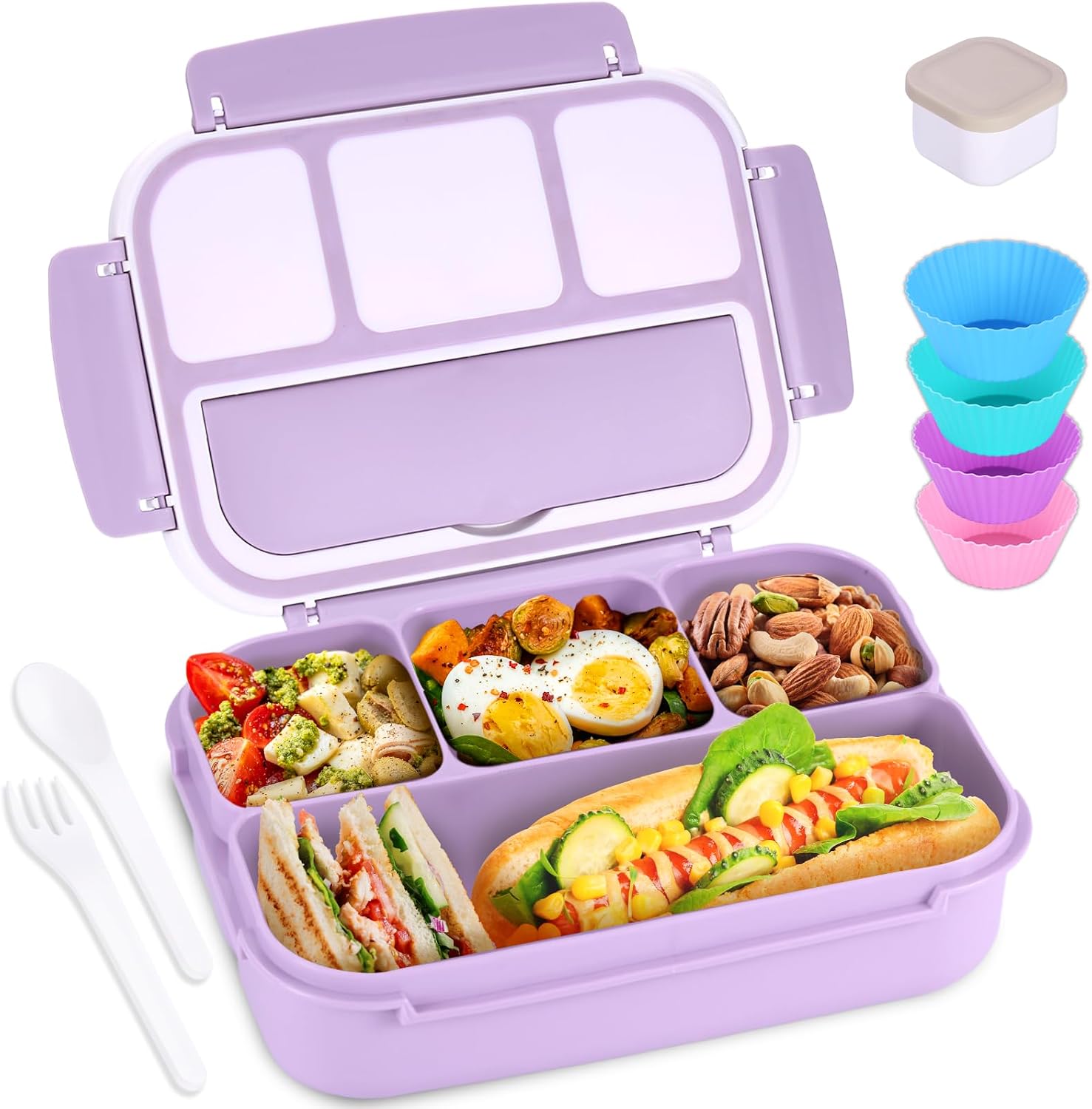 Detalle de Bento Box Adult Lunch Box 40 oz lunch container 🍱