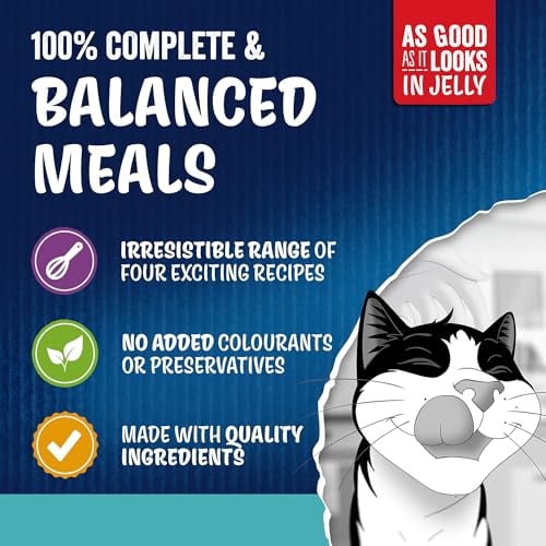Detalle de FELIX As Good As It Looks Ocean Feasts Wet Cat Food in Jelly (Plaice, Salmon, Tuna, Cod) 120 x 85g Pouches