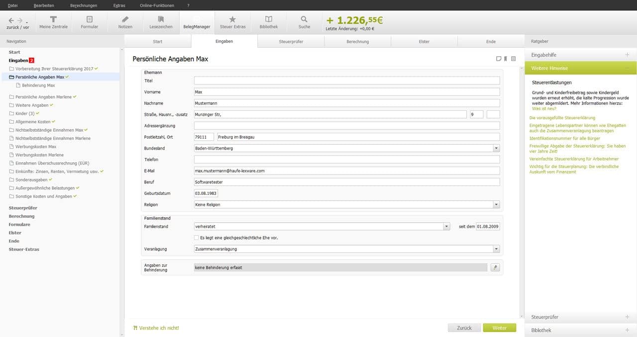 Detalle de TAXMAN 2023 (für Steuerjahr 2022) – Download-Version für Selbstständige, Gründer und Unternehmer