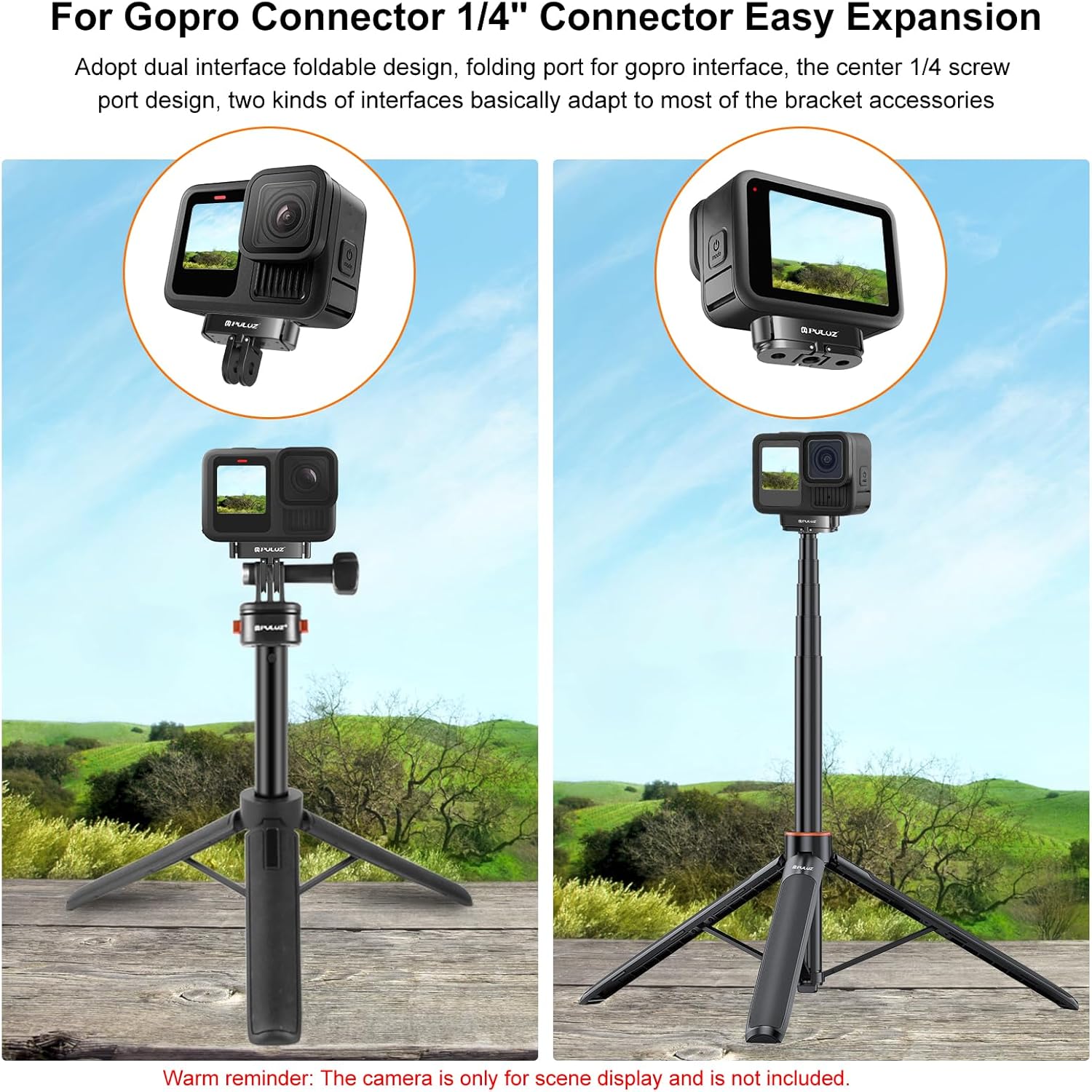 Detalle de PULUZ Quick Release Magnetic Latch Mount for GoPro HERO13 Series