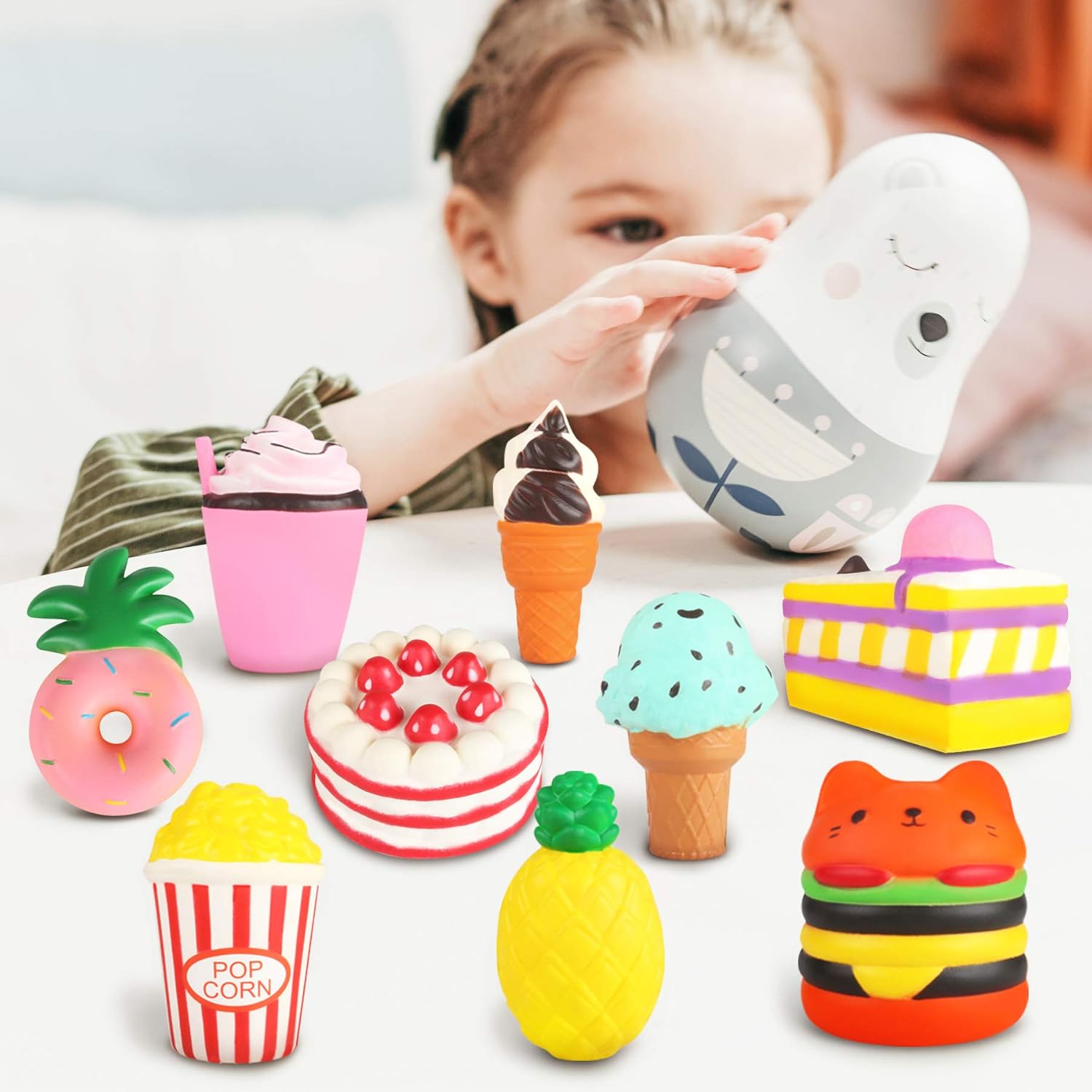 Thumbnail 5 de Slow Rising Jumbo Squishies Toys Set – 9 Pack