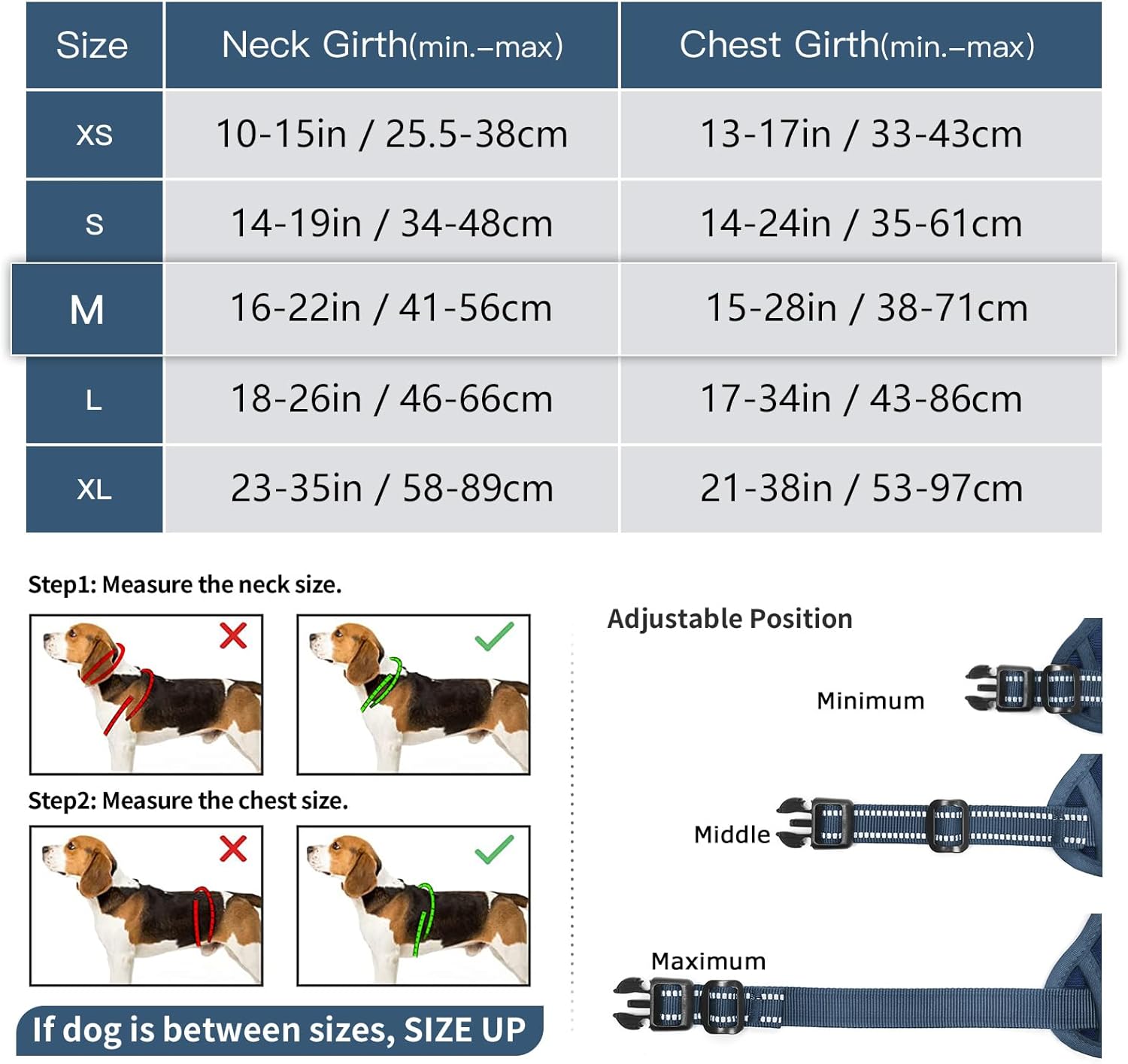 Thumbnail 1 de HEELE Dog Harness No-Pull Vest M