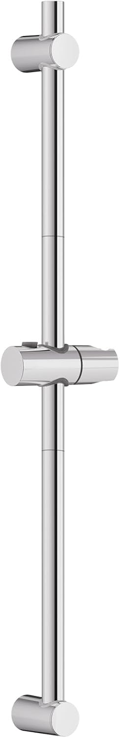 Detalle de Auralum Saliscendi Doccia Acciaio Inox 90 cm con asta regolabile e supporto per soffione cromato