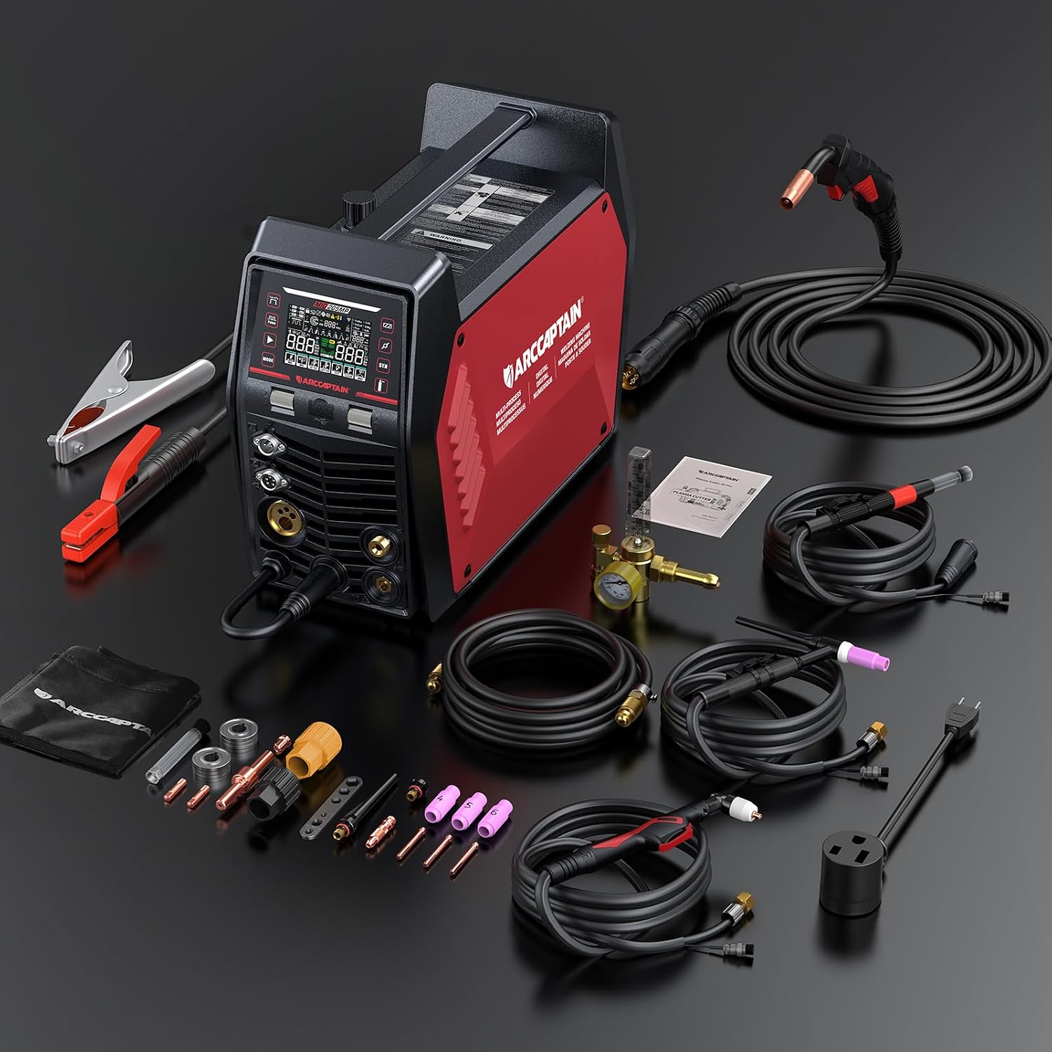 Thumbnail 6 de ARCCAPTAIN MIG205MP 9-in-1 Welder with Plasma Cutter, App Control, 120/240V