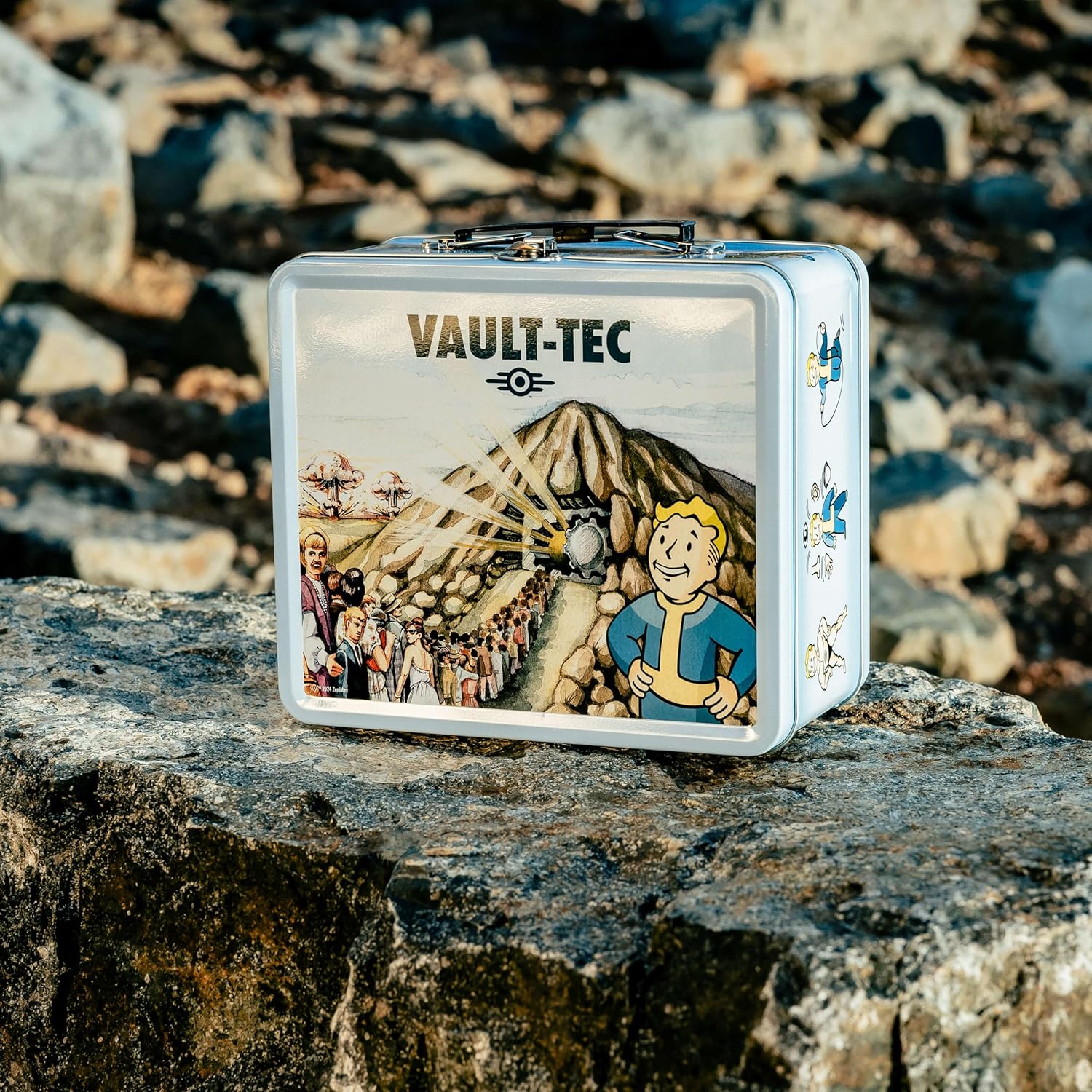 Thumbnail 5 de Fallout Clean Vault-Tec Lunchbox & Flask – isolierte Retro-Edition