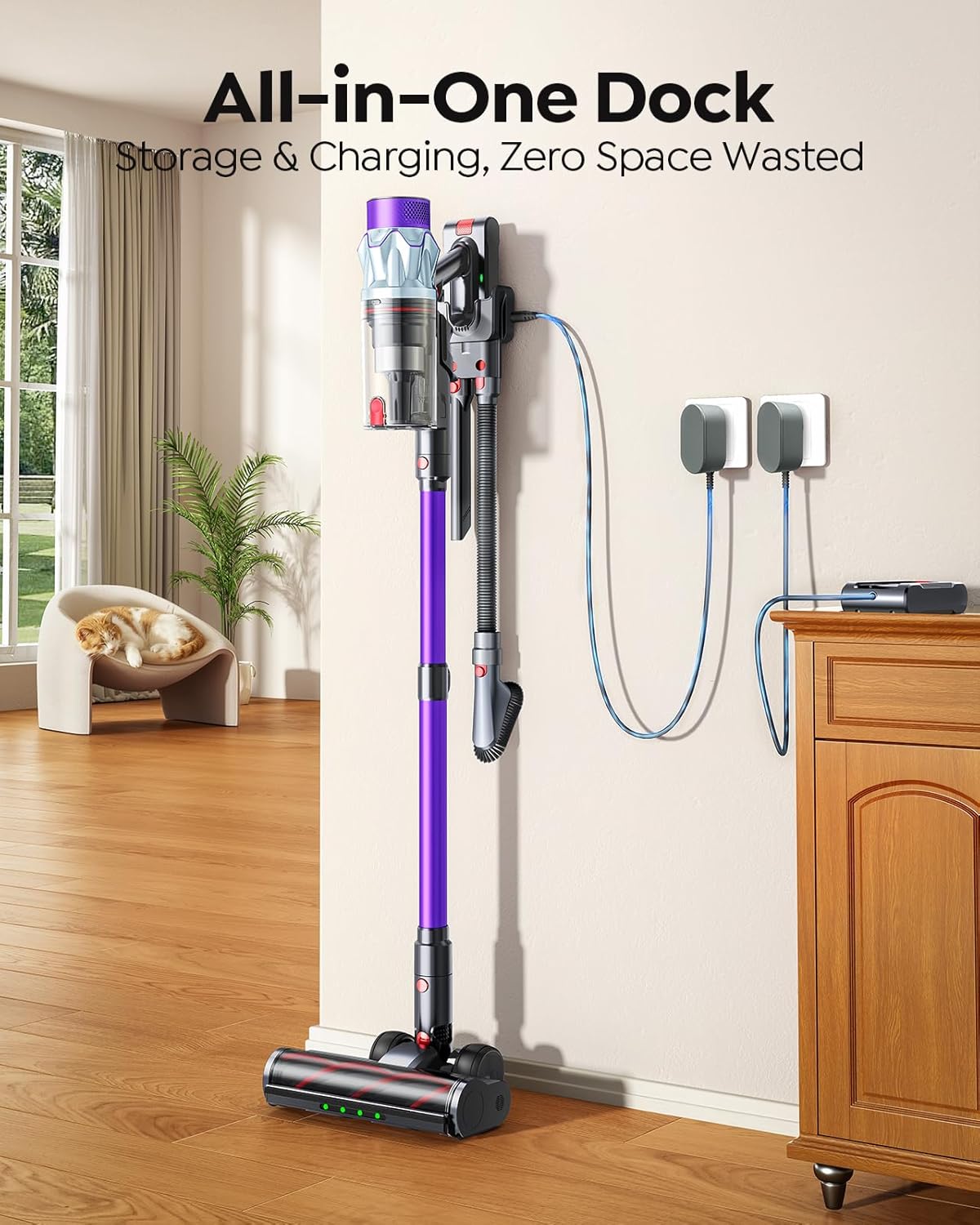 Thumbnail 6 de Powerffy Cordless Vacuum Cleaner: 600W, 50KPa Suction and 65-Minute Runtime