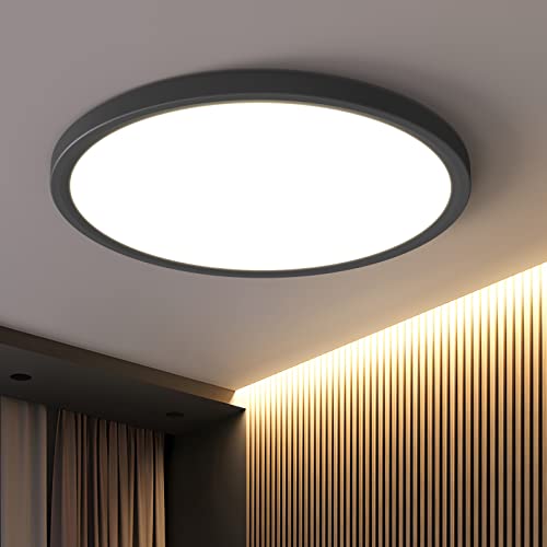 Detalle de OTREN Plafón LED de Techo 48W Ø40 cm – Luz cálida 3000K, CRI>90, IP44