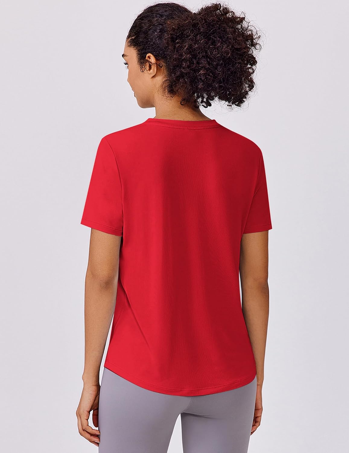 Detalle de PINSPARK Soft Workout Tops for Women UPF 50+ Quick-Dry Sun Protection T-Shirt