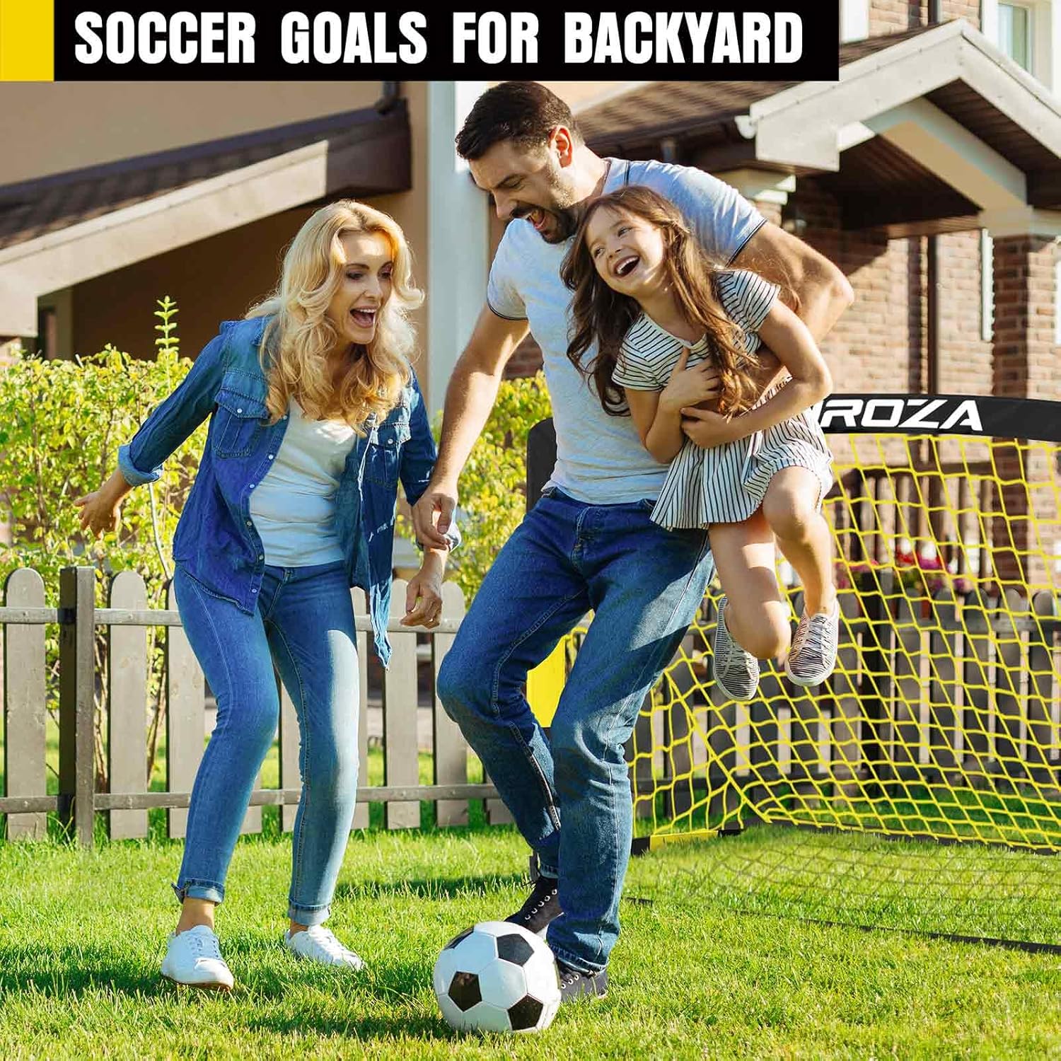 Thumbnail 5 de Soccer Goal Kids Backyard Set (2-Pack) with Training Equipment
