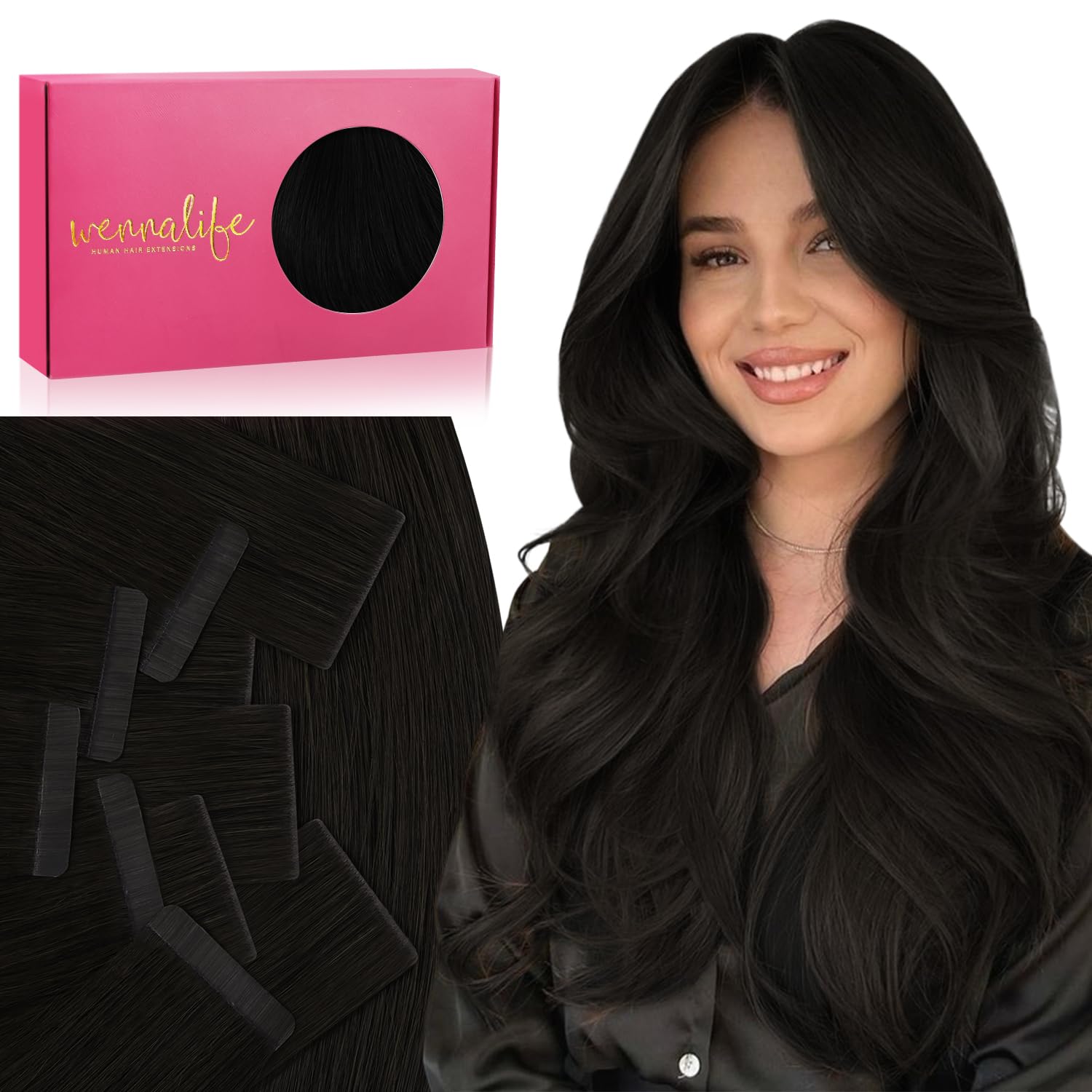 Detalle de WENNALIFE Invisi Edge 20 Inch Tape Hair