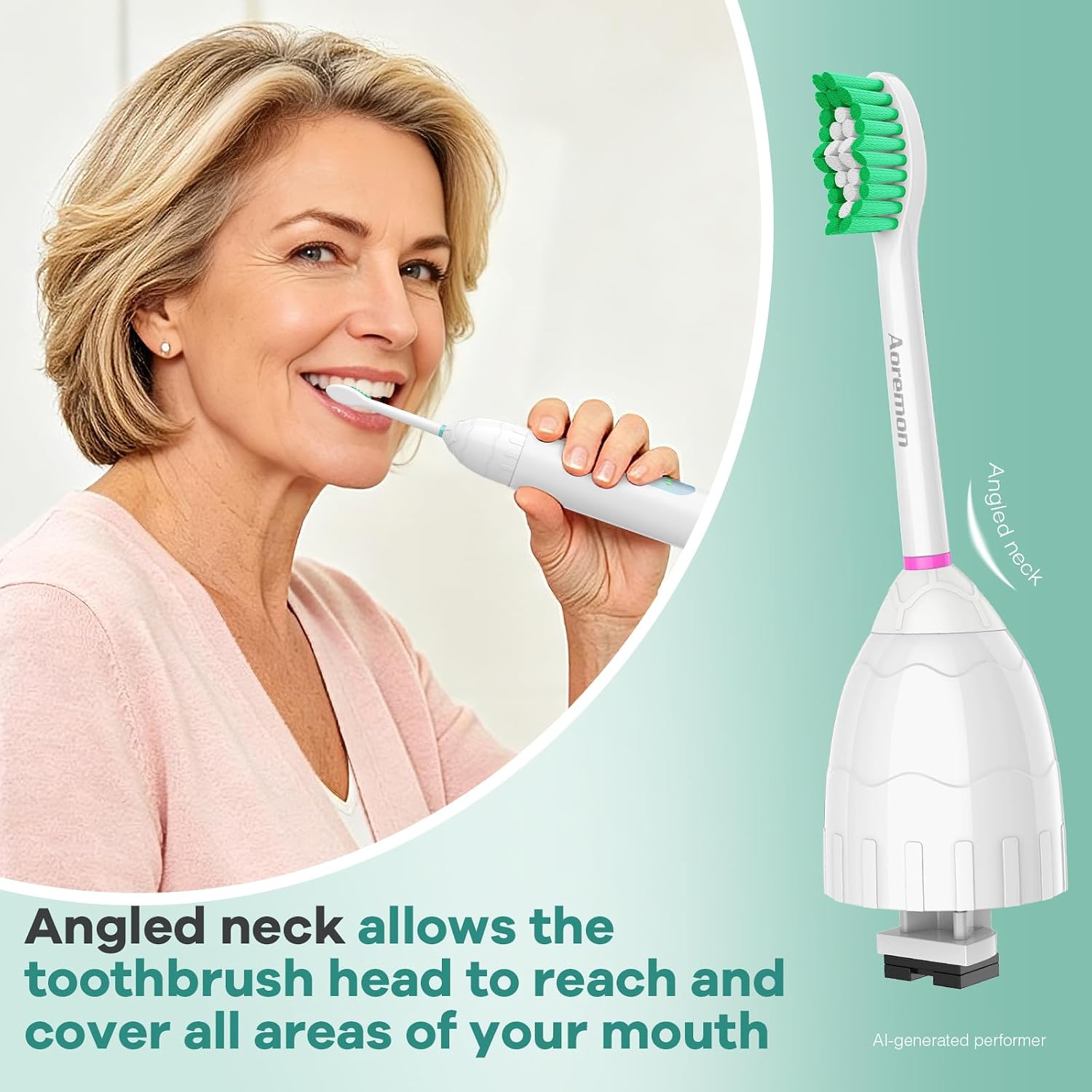 Thumbnail 5 de Aoremon Toothbrush Heads for Philips Sonicare, 6-Pack 🦷