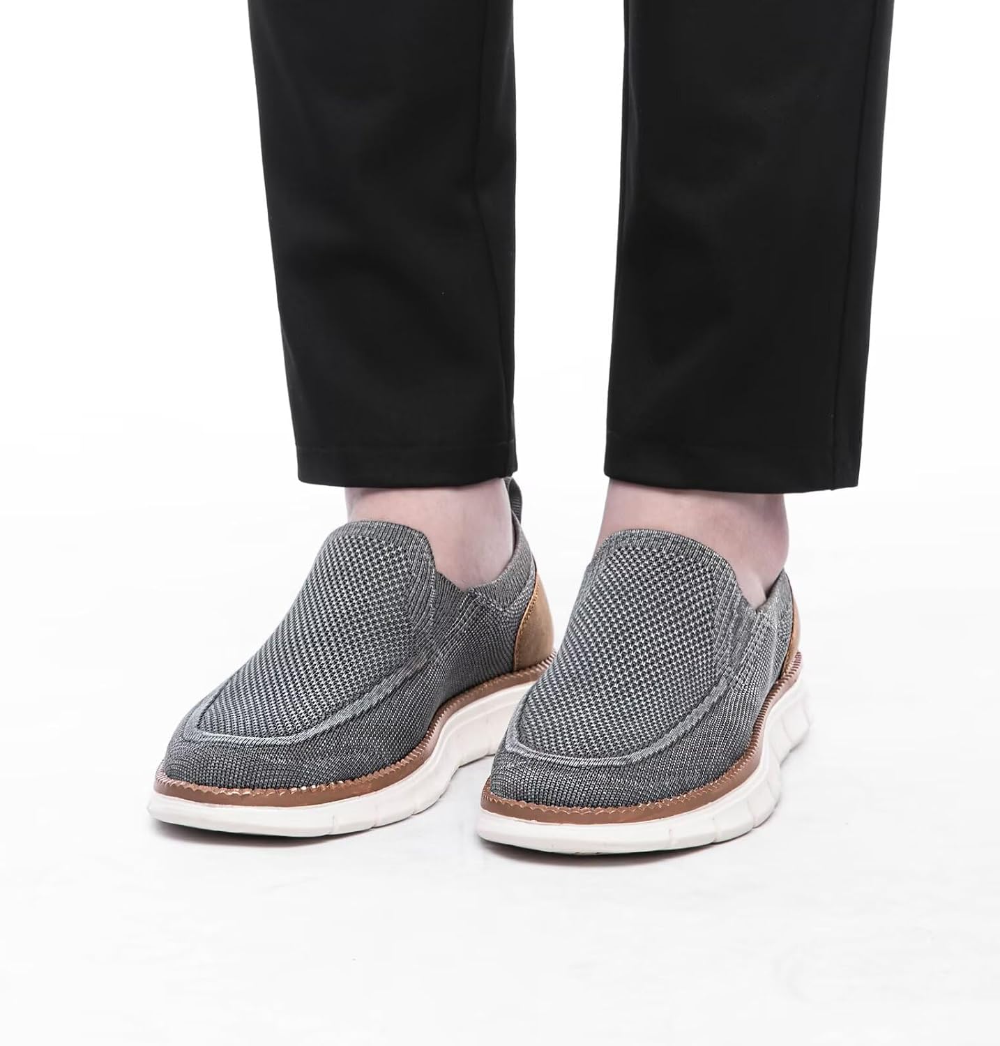 Detalle 2 de ADQ Mens loafer slip-on walking shoes