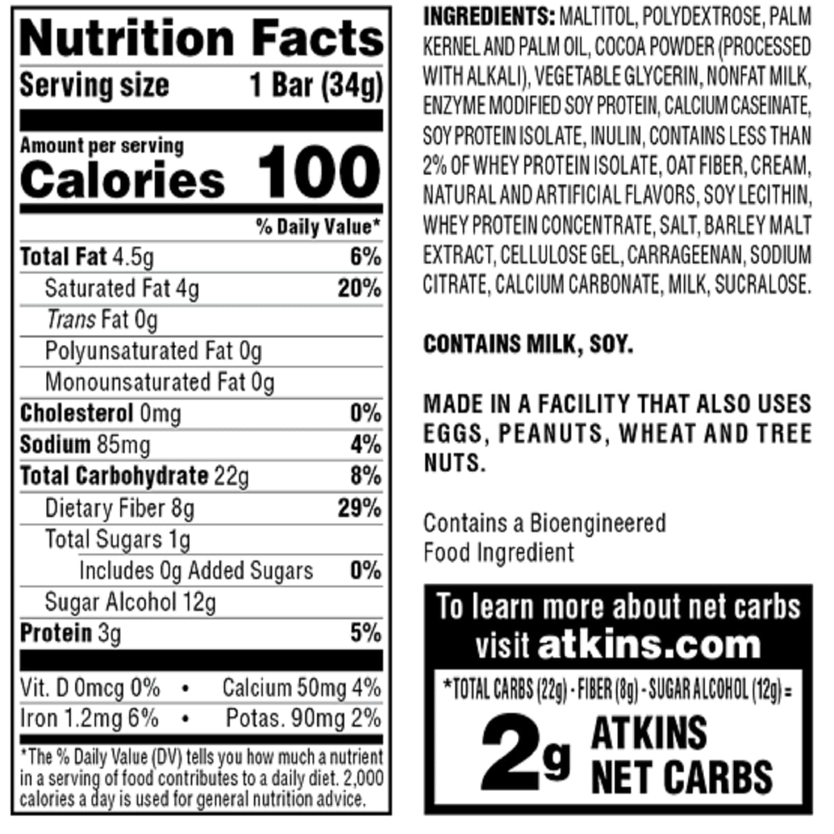 Thumbnail 1 de Atkins 705285 Endulge Chocolate Caramel Mousse Bars, 1g Sugar, 5 Count