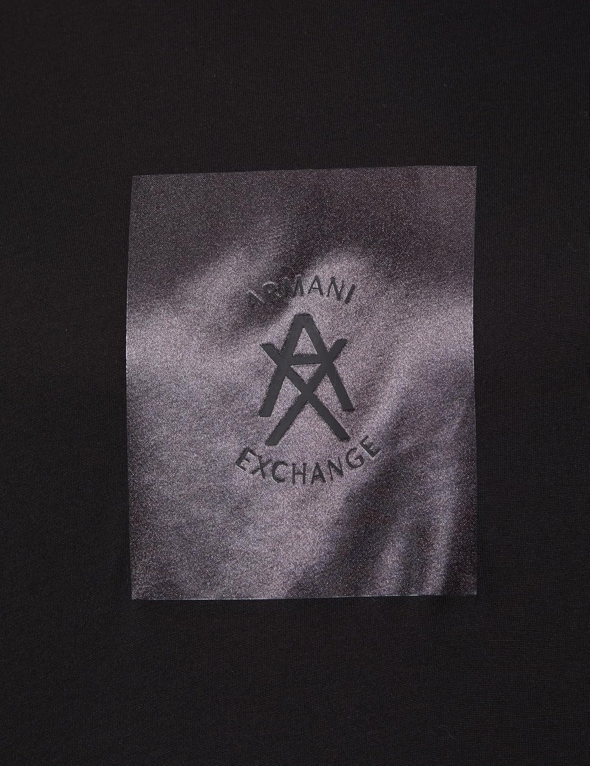 Detalle 1 de Armani Exchange One Block Up, Rubbered And Satin Logo T-Shirt Uomo (Pacco da 1)