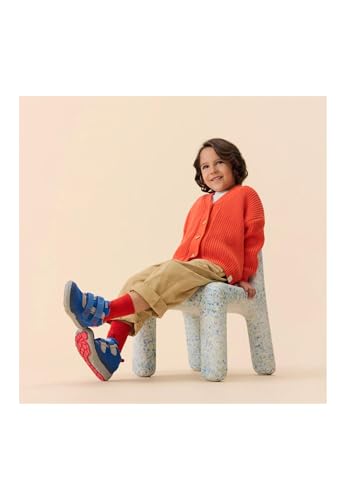 Detalle de Affenzahn Übergangsschuh Knit Happy Wal – Blau 28