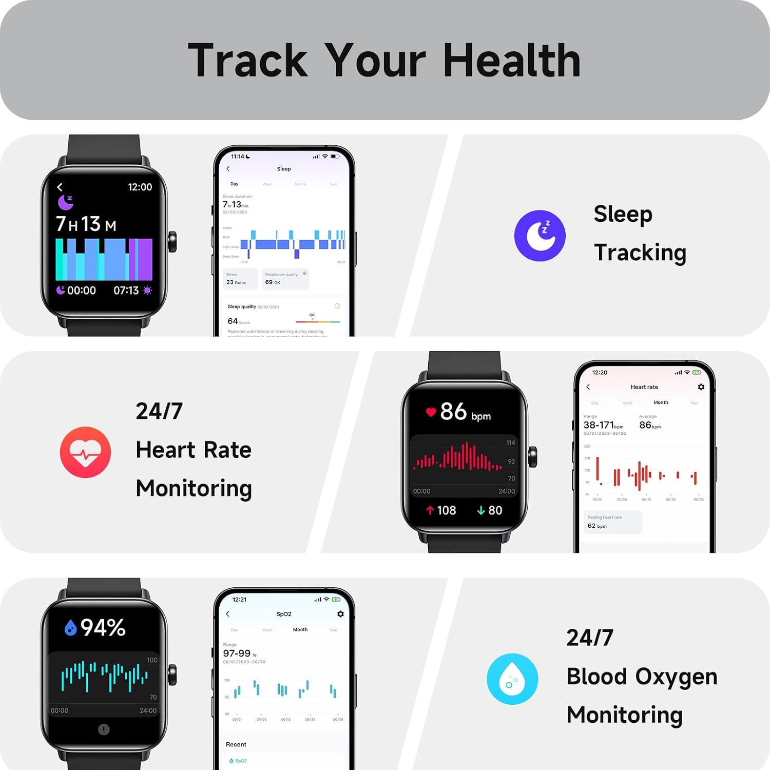 Thumbnail 1 de AEAC Smart Watch for Men 1.8 AI Alexa Built-in