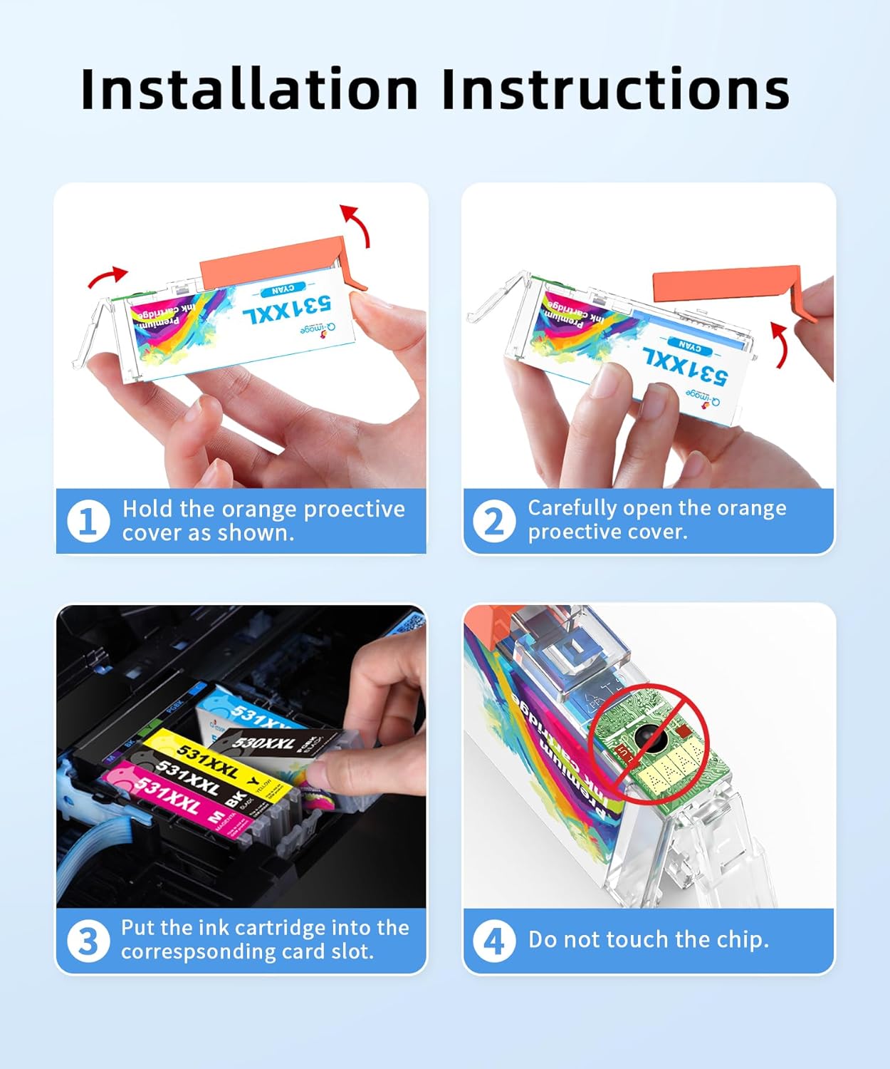 Thumbnail 3 de Q-image PGI-530 CLI-531 6‑Pack Ink Cartridges 🖨️