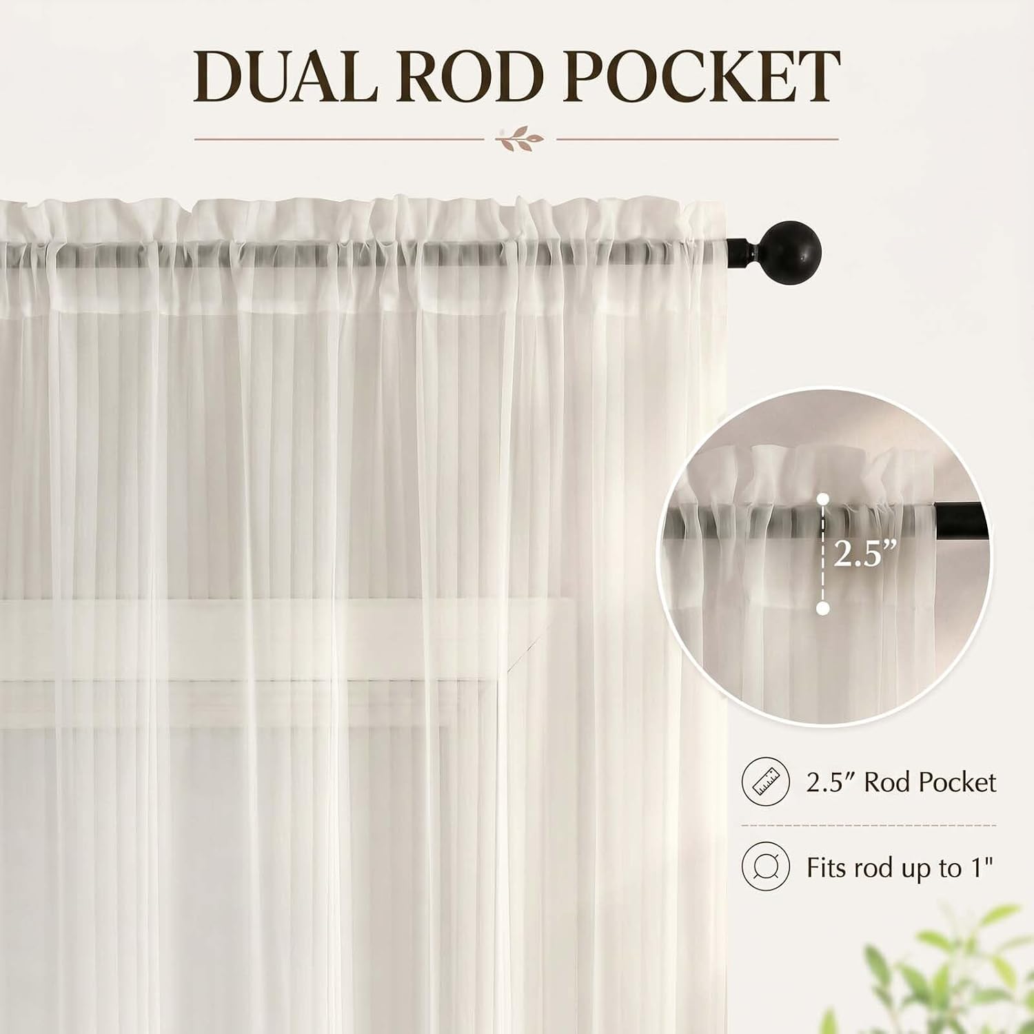 Detalle de Ebesto Window Valances, 52 x 14 Inches