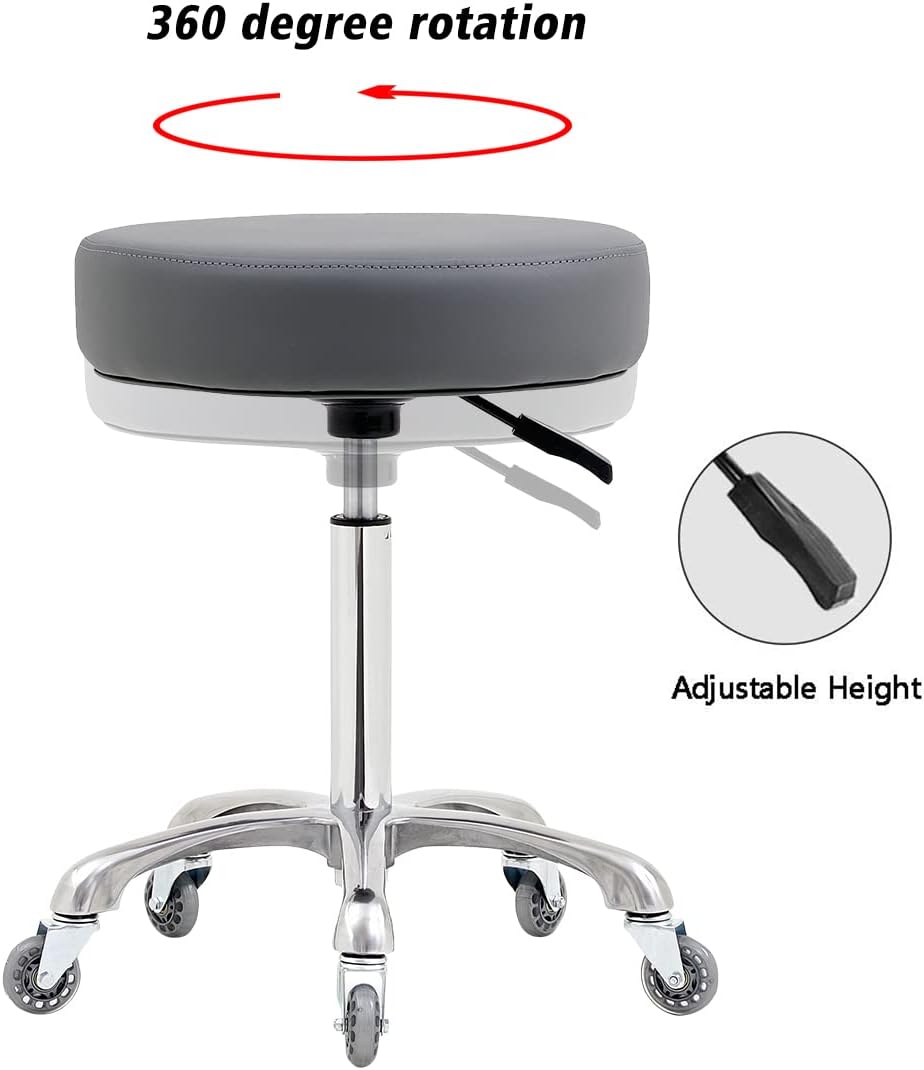 Thumbnail 6 de Ainilaily Rolling Stool 400 lbs
