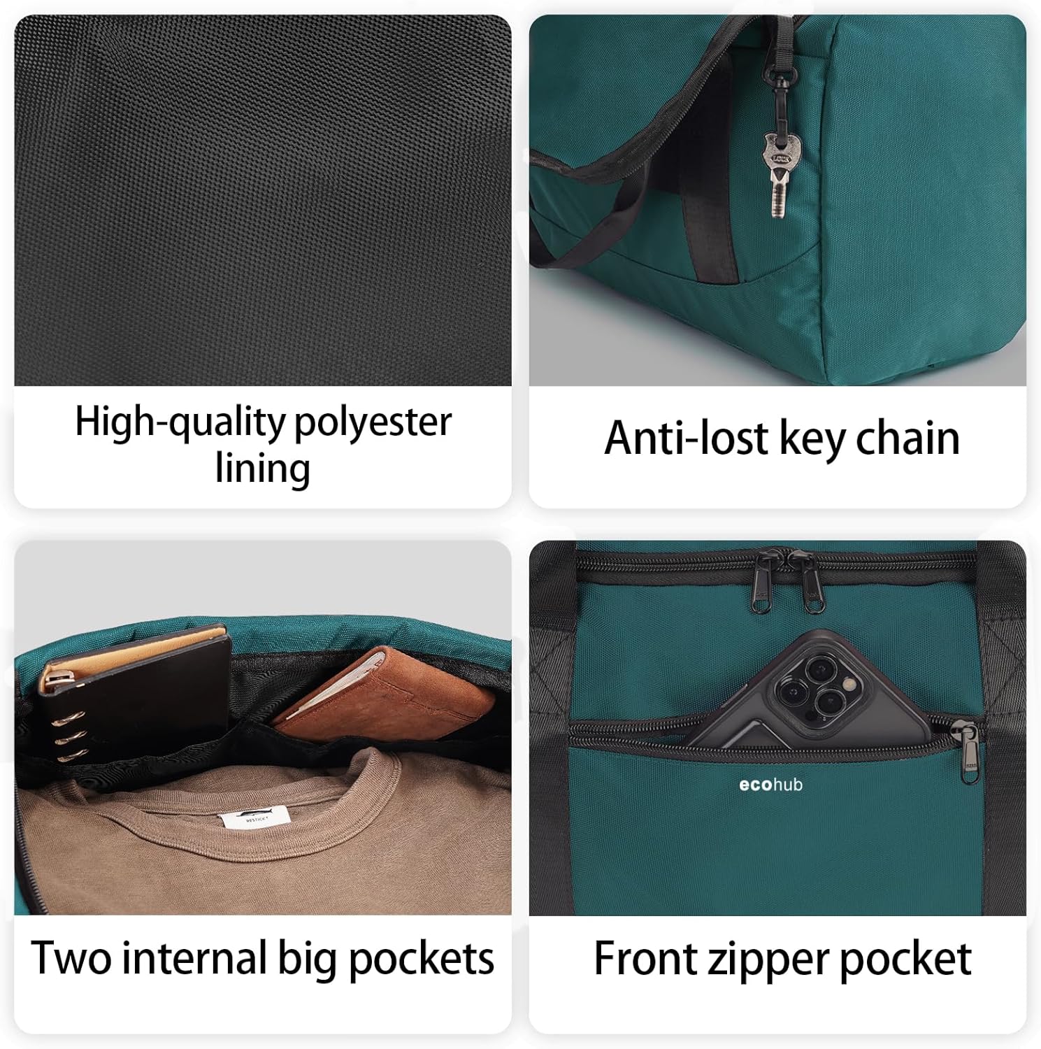 Thumbnail 6 de ECOHUB Ryanair Cabin Bags 40x20x25 Underseat Cabin Bag