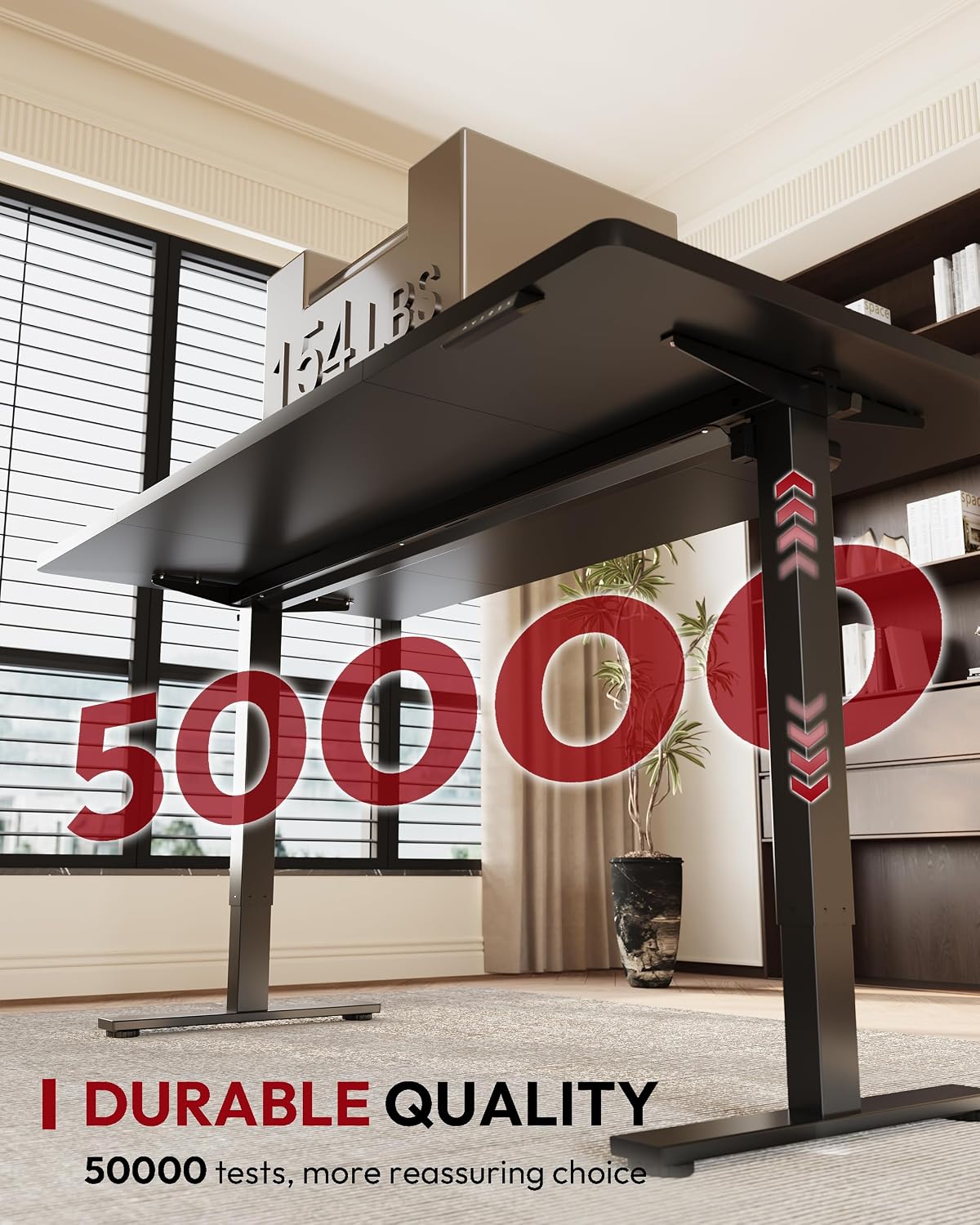Thumbnail 6 de SANODESK 156E Electric Standing Desk, 79" x 32" Top, Four Memory Presets