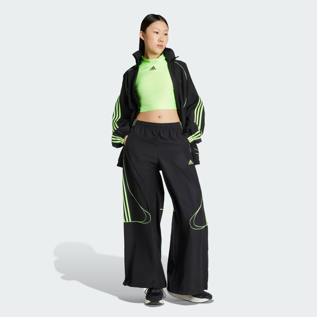 Thumbnail 2 de Chaqueta deportiva holgada Teamgeist Adicolor de Adidas (negra)