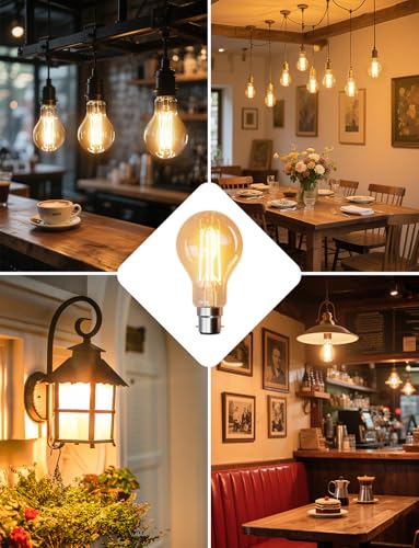 Thumbnail 7 de Lepro Bayonet Light Bulb A-Rated 3.8W LED (B22), 806lm, 2700K Warm White, 4-pack