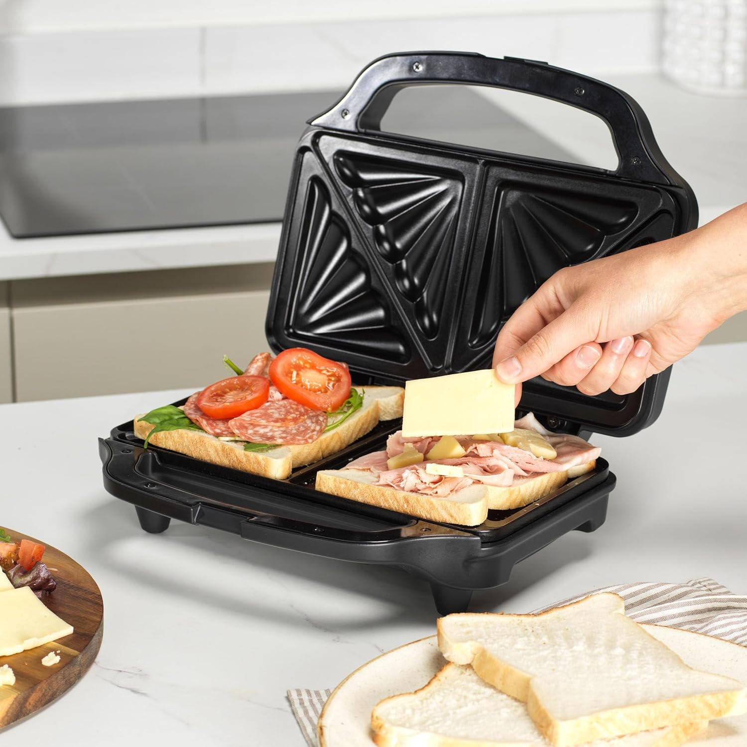 Thumbnail 4 de Salter EK2017 Sandwich Toaster 900W 🍞