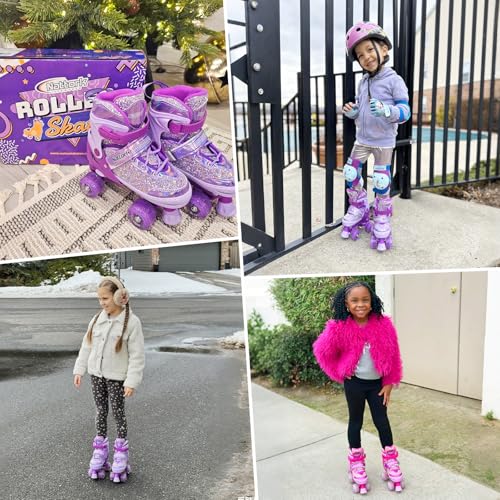 Thumbnail 5 de Nattork Kids Adjustable Roller Skates, 4 Sizes ⛸