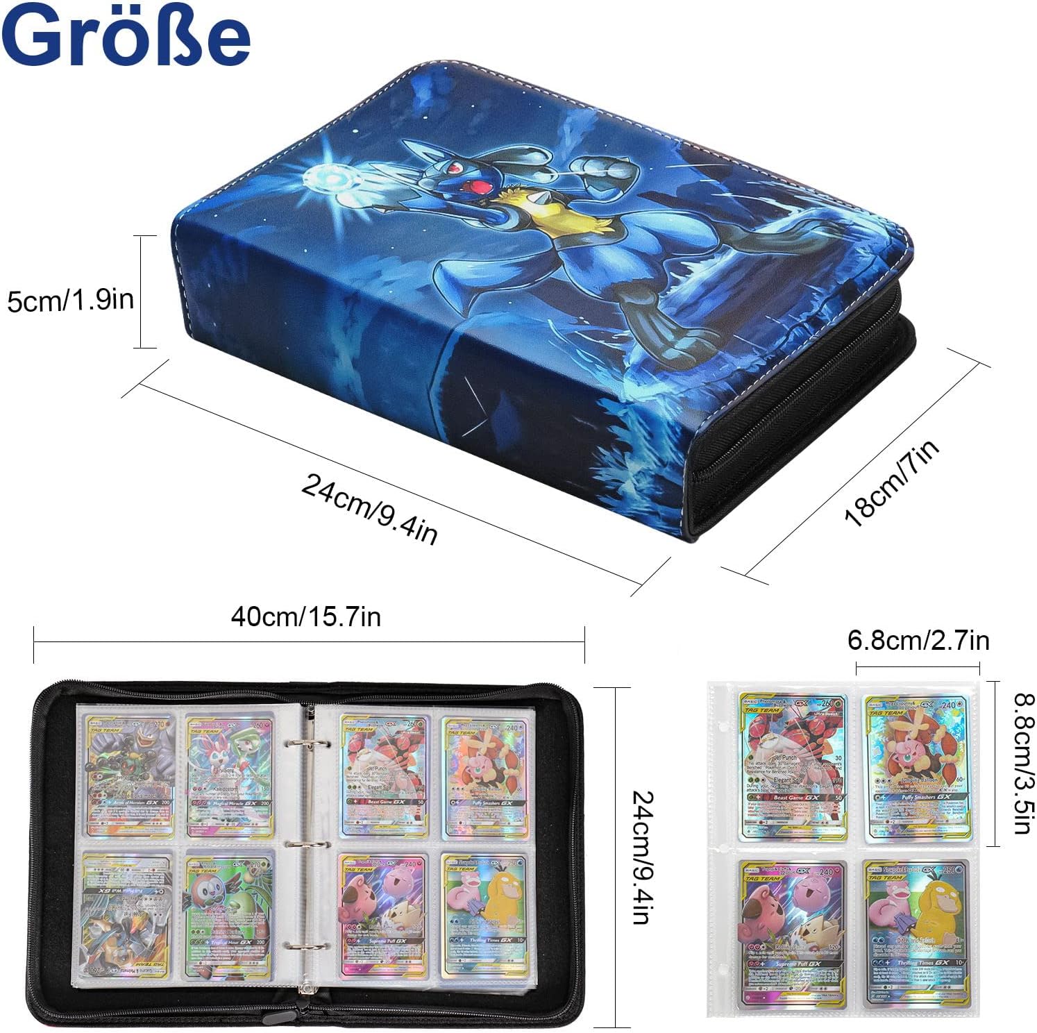 Thumbnail 1 de Sammelalbum für Pokémon 50 Seiten 📚