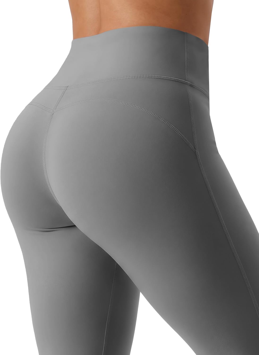 Detalle de AMLEER Yoga Leggings Flare Bootcut