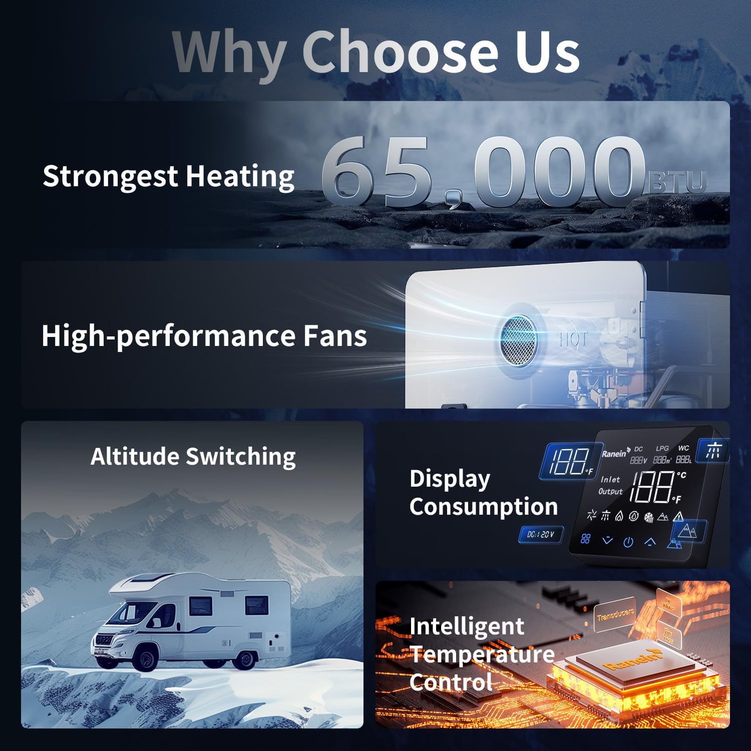 Thumbnail 4 de Gen II Ranein 65,000 BTU Tankless Heater